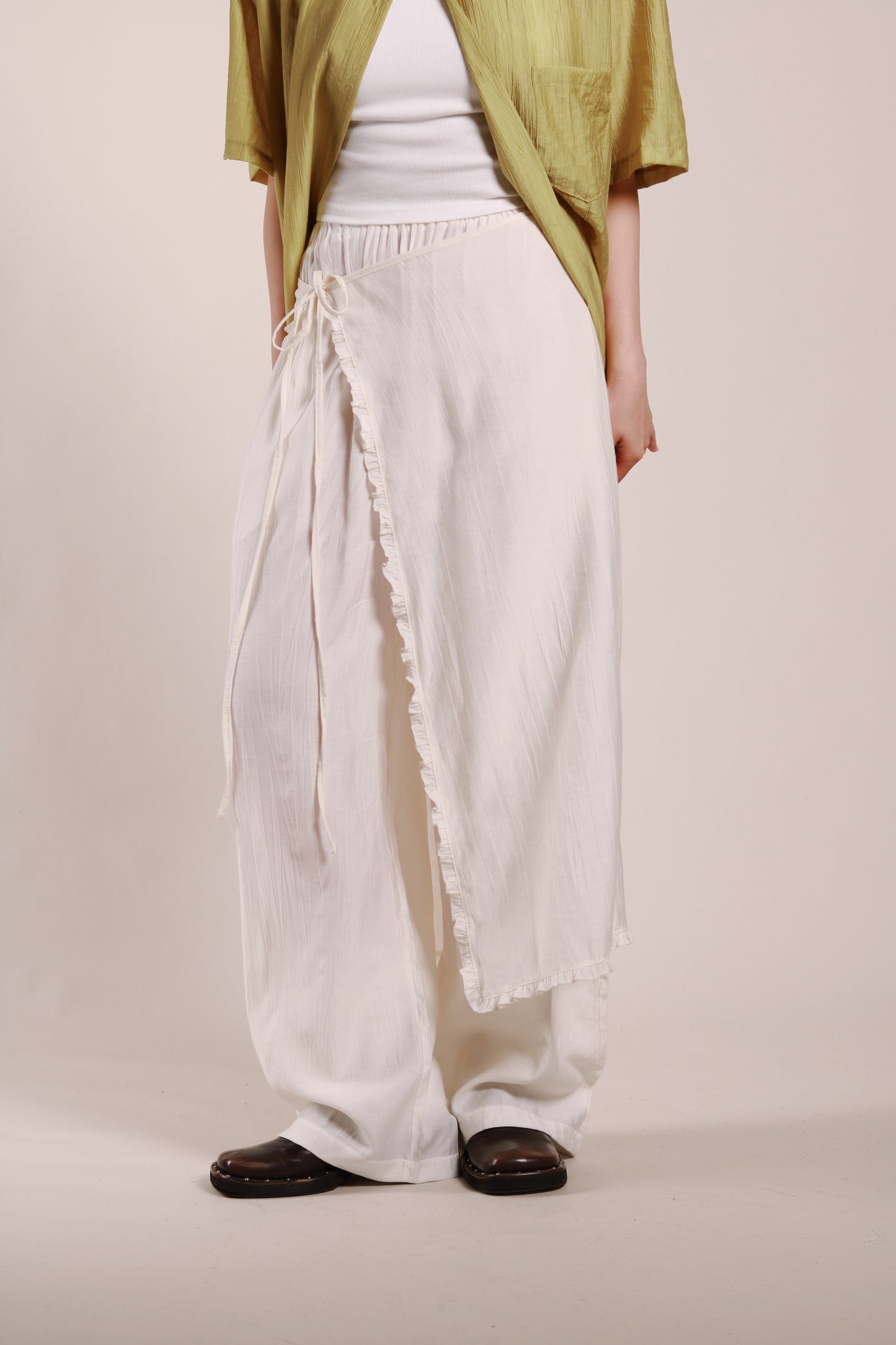 Wanda Layered Pants (Ivory)