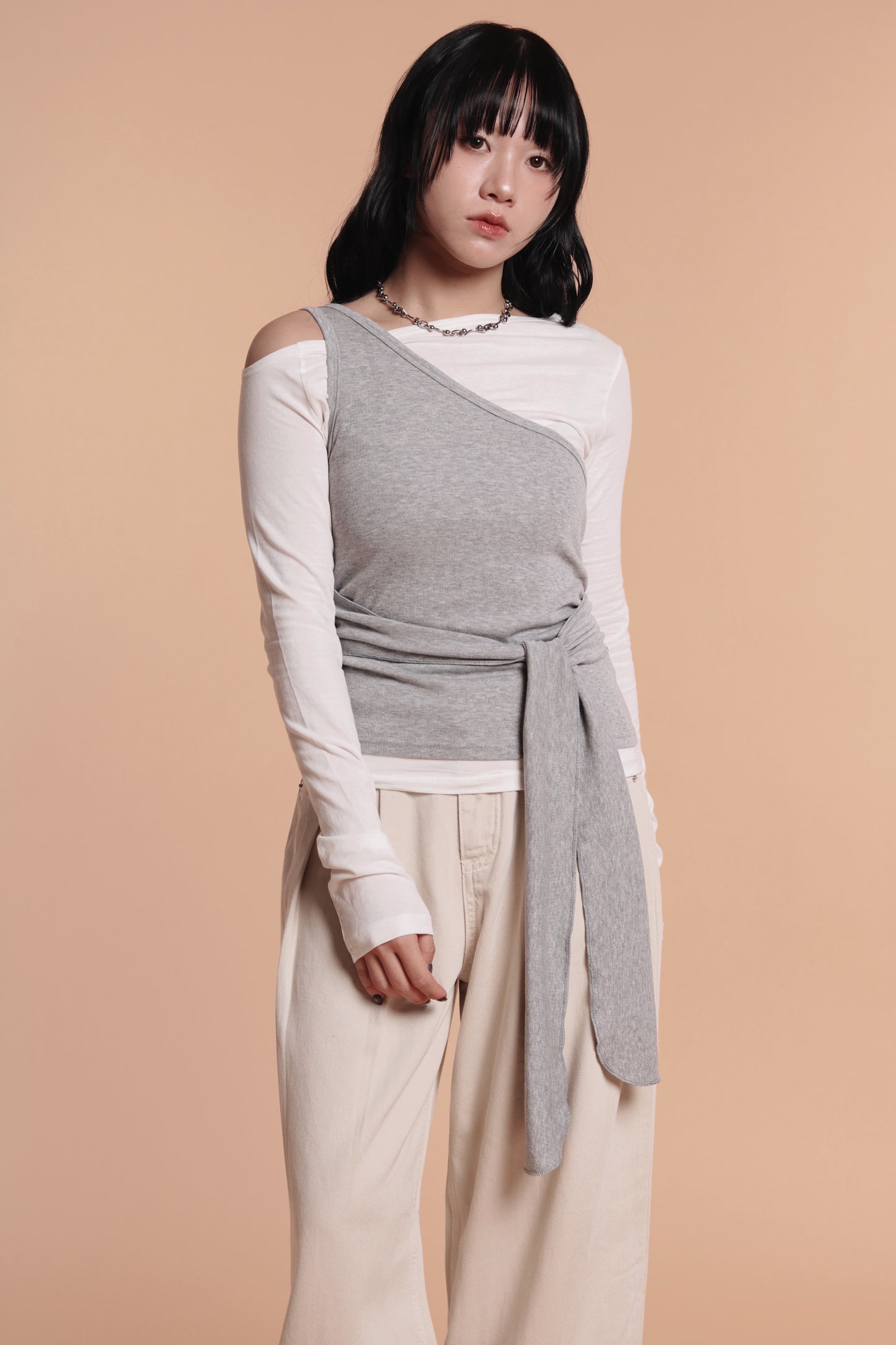 Layered Top (Grey)