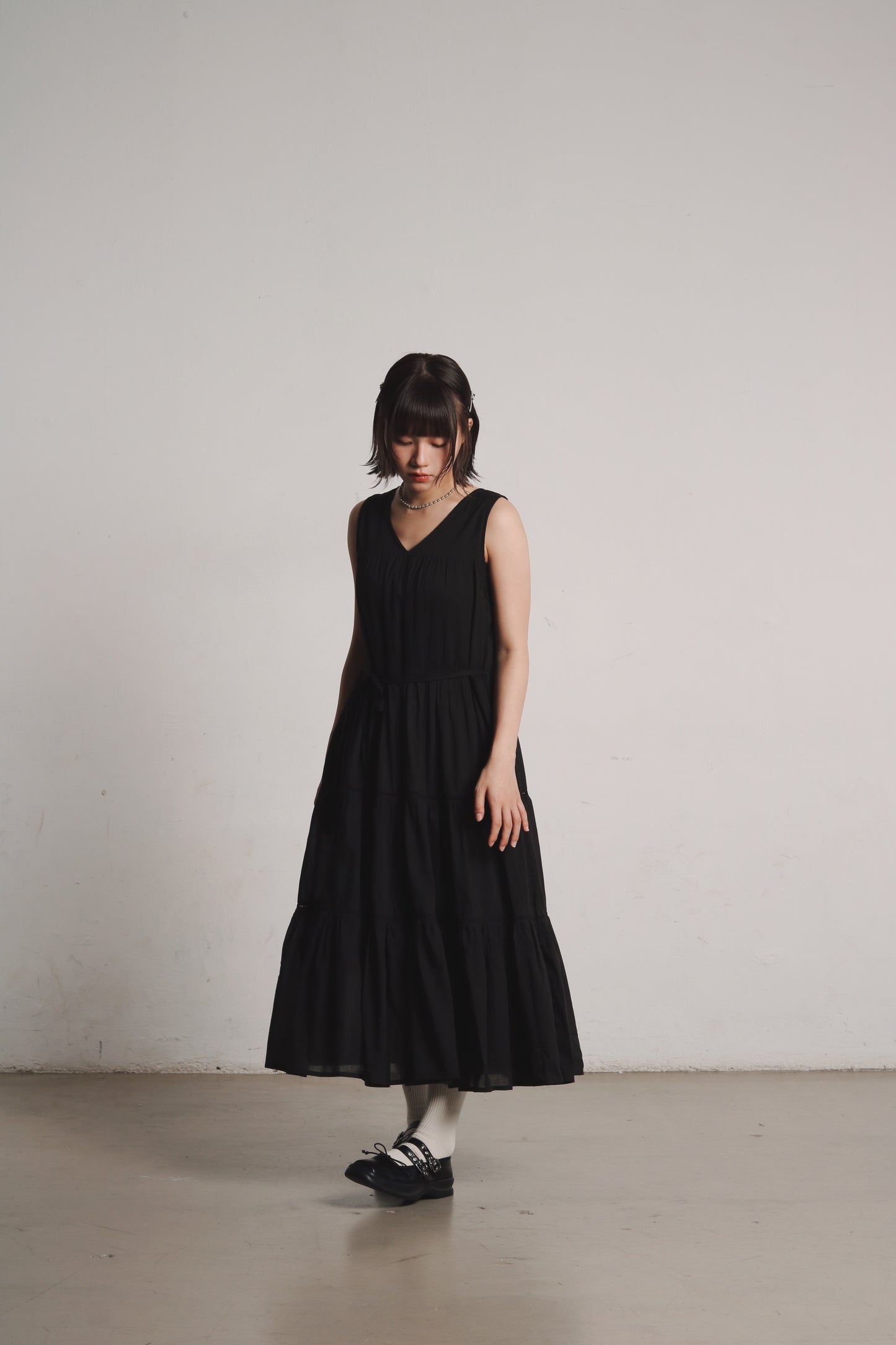 Doll Tiered Dress (Black)