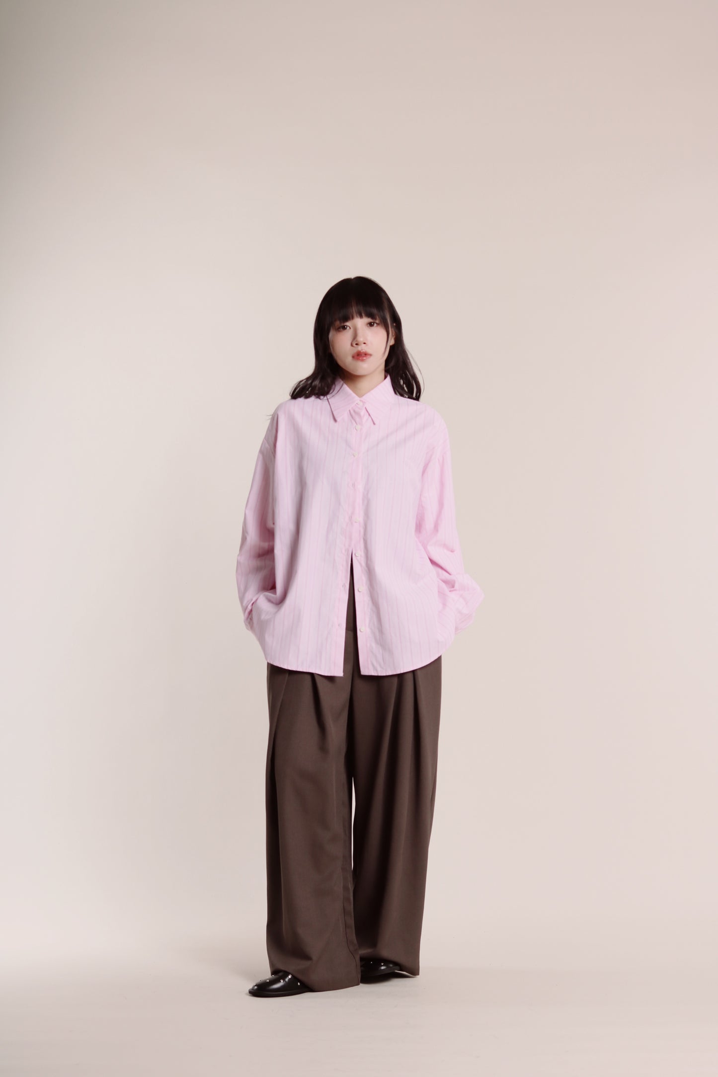 Spring Striped Shirt (Pink)