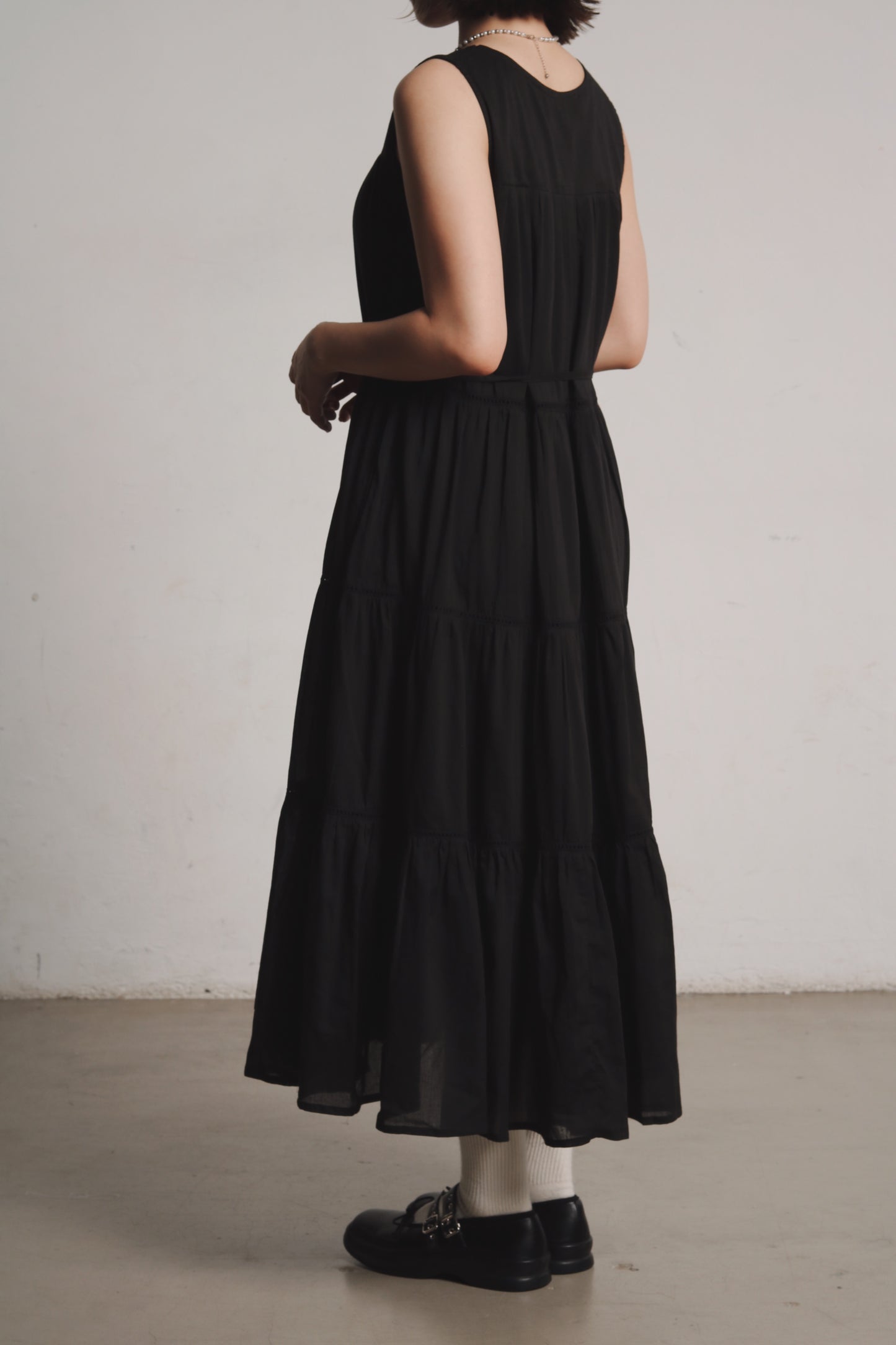 Doll Tiered Dress (Black)