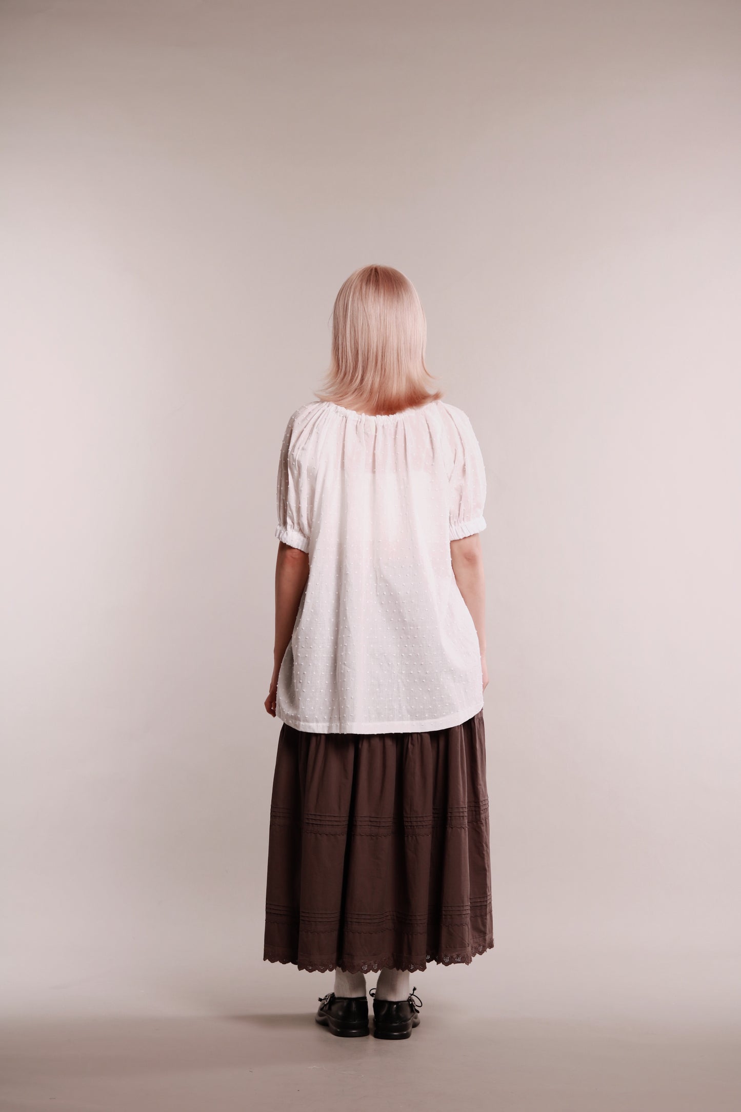 Dot Dot Blouse (White)