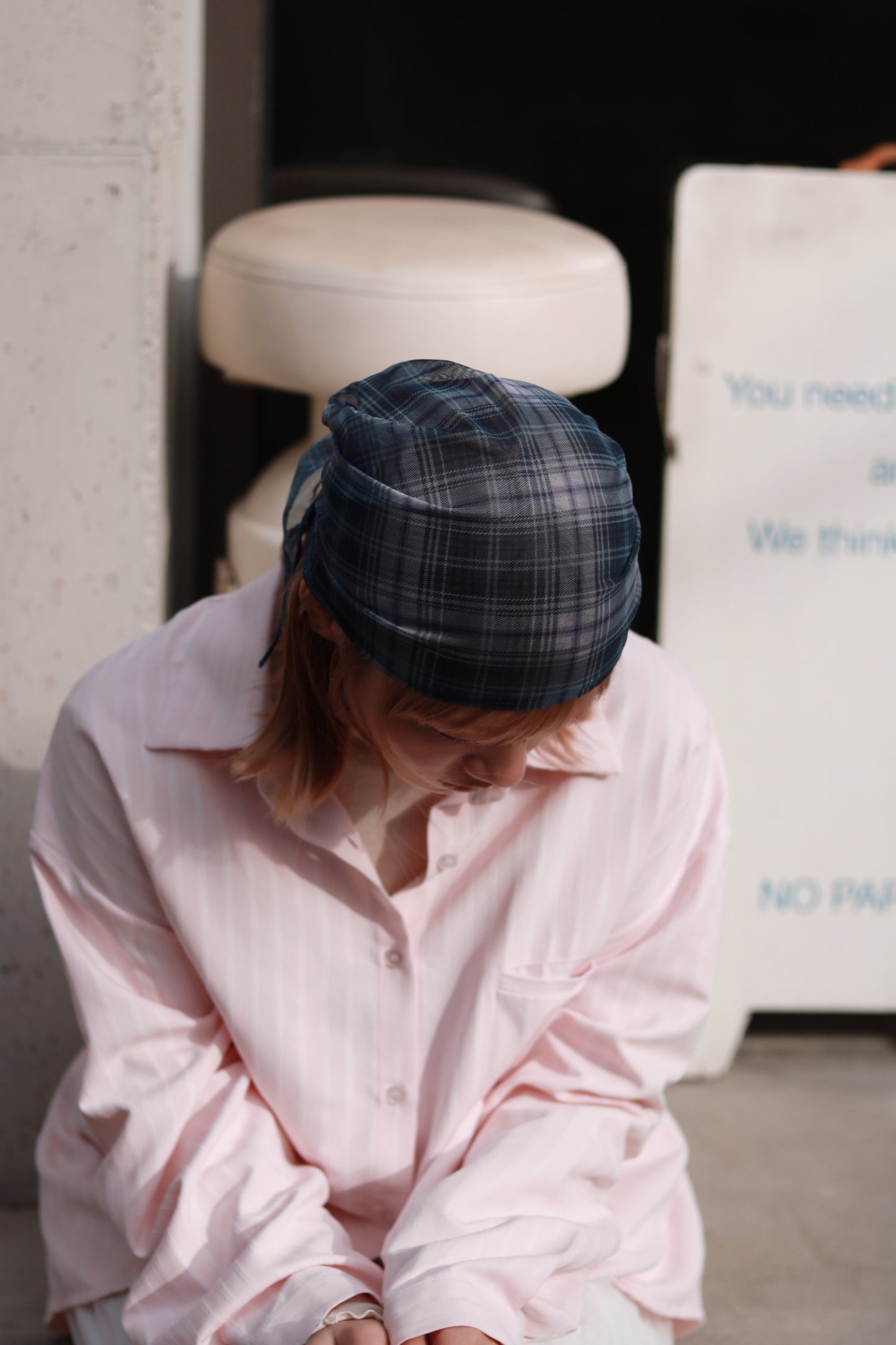 See Through Scarf (Blue)