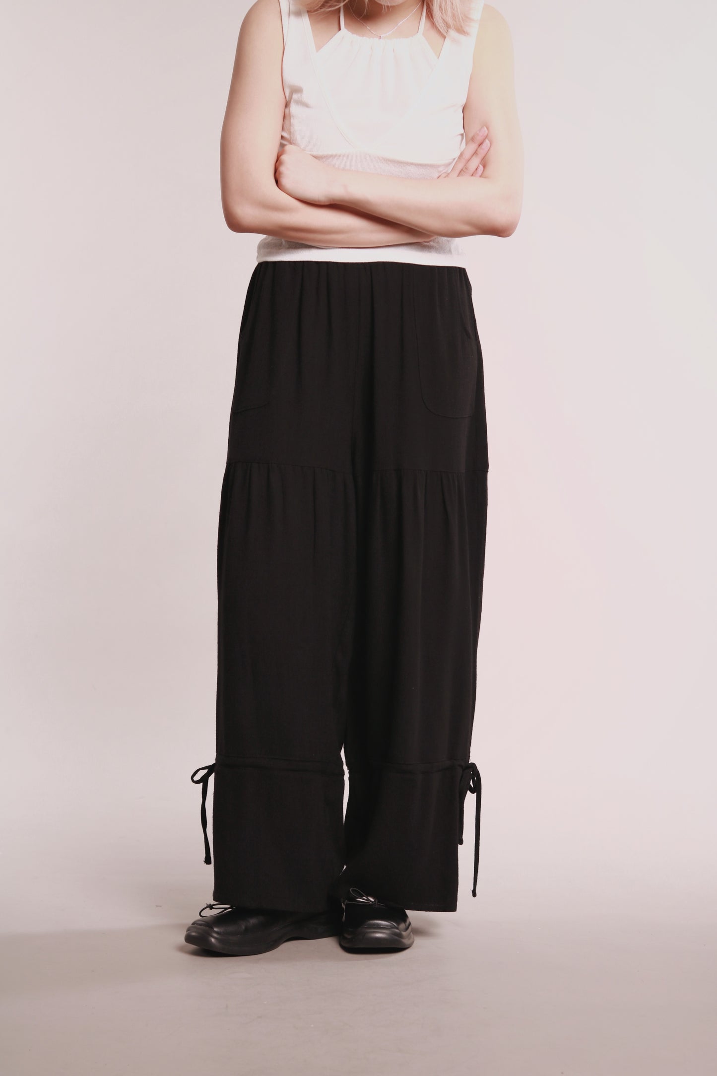 Linen Ease Pants (Black)