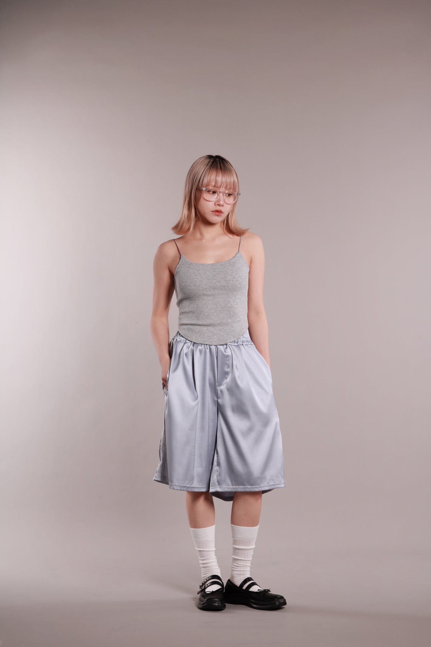 Scoop Bra Top (Grey)