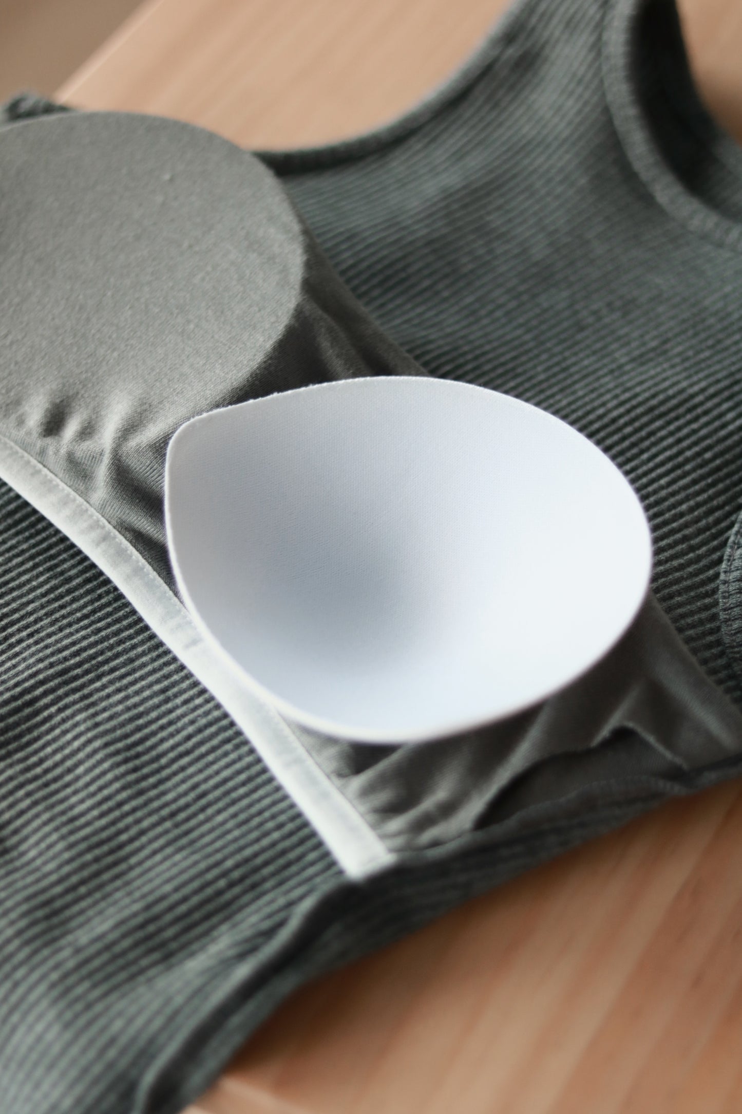 Padded Rib Tank (White)