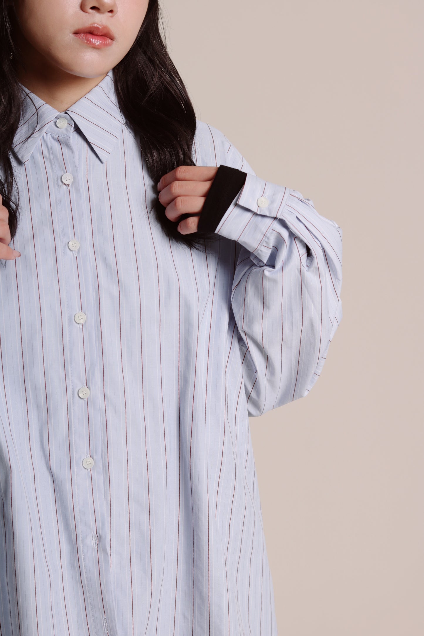 Spring Striped Shirt (Blue)