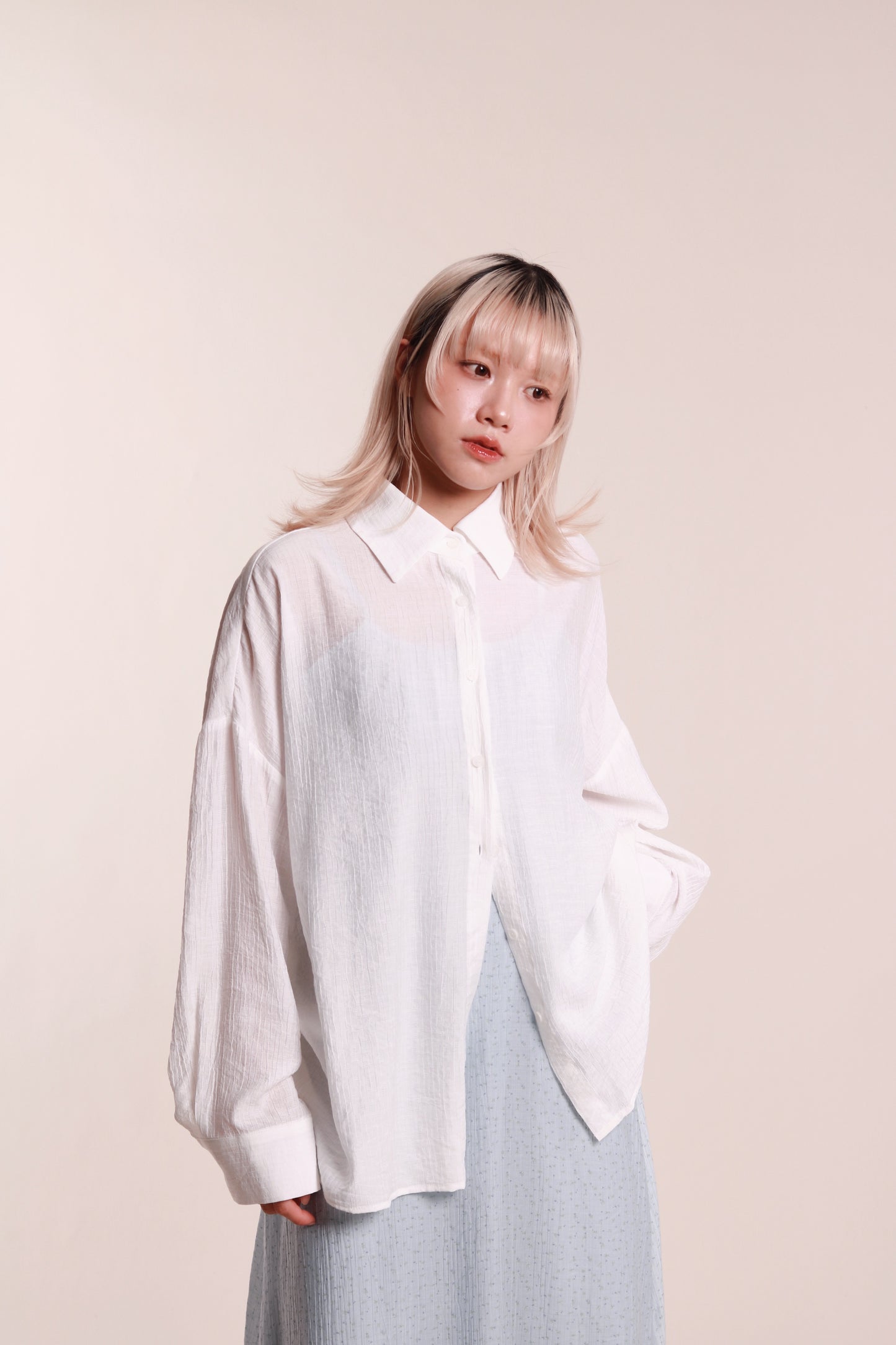 Softy Oversize Shirt (White)