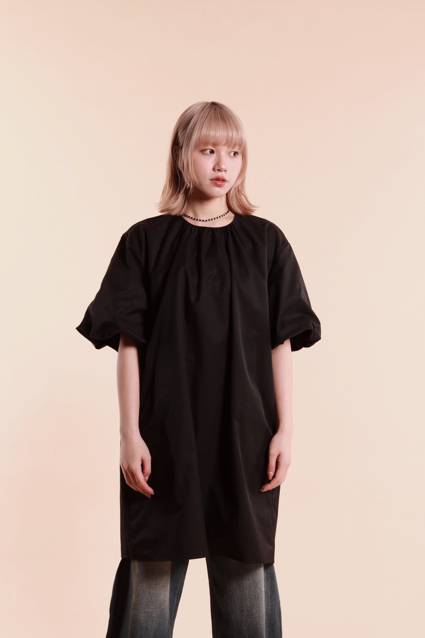Doll Puff Sleeve Ops (Black)