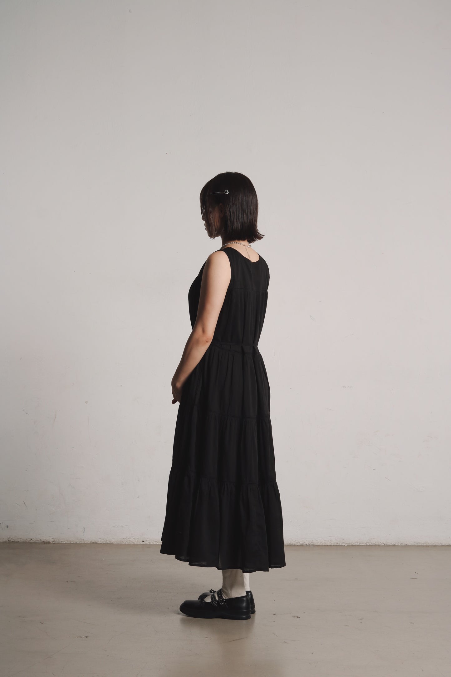 Doll Tiered Dress (Black)