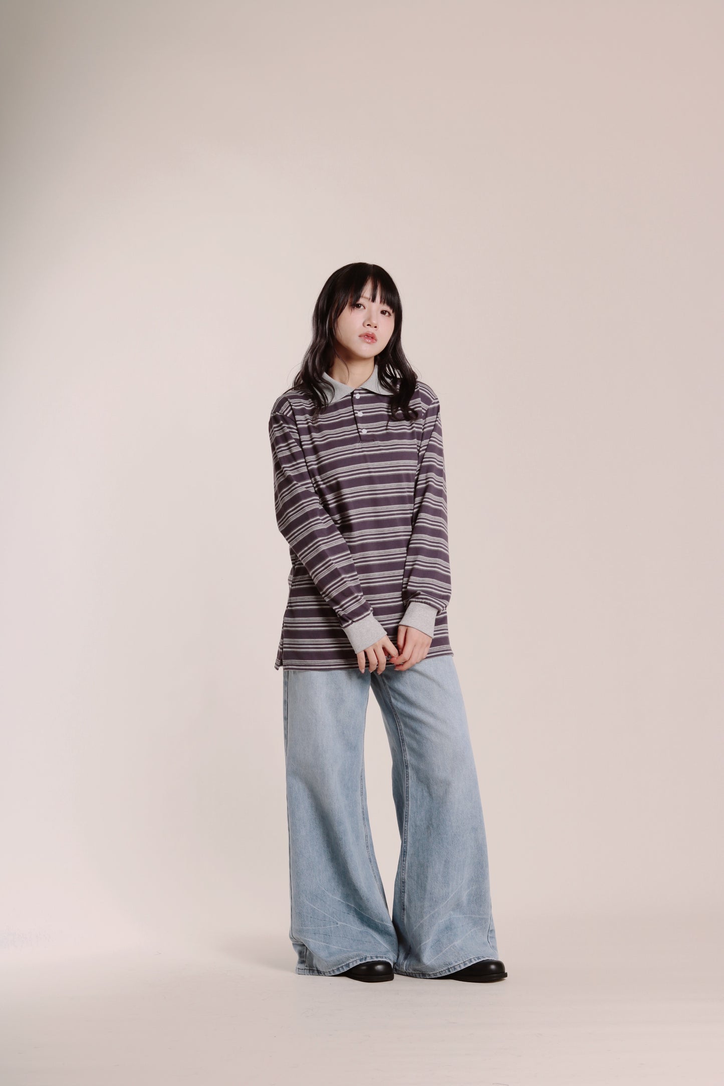 Striped Top (Purple)