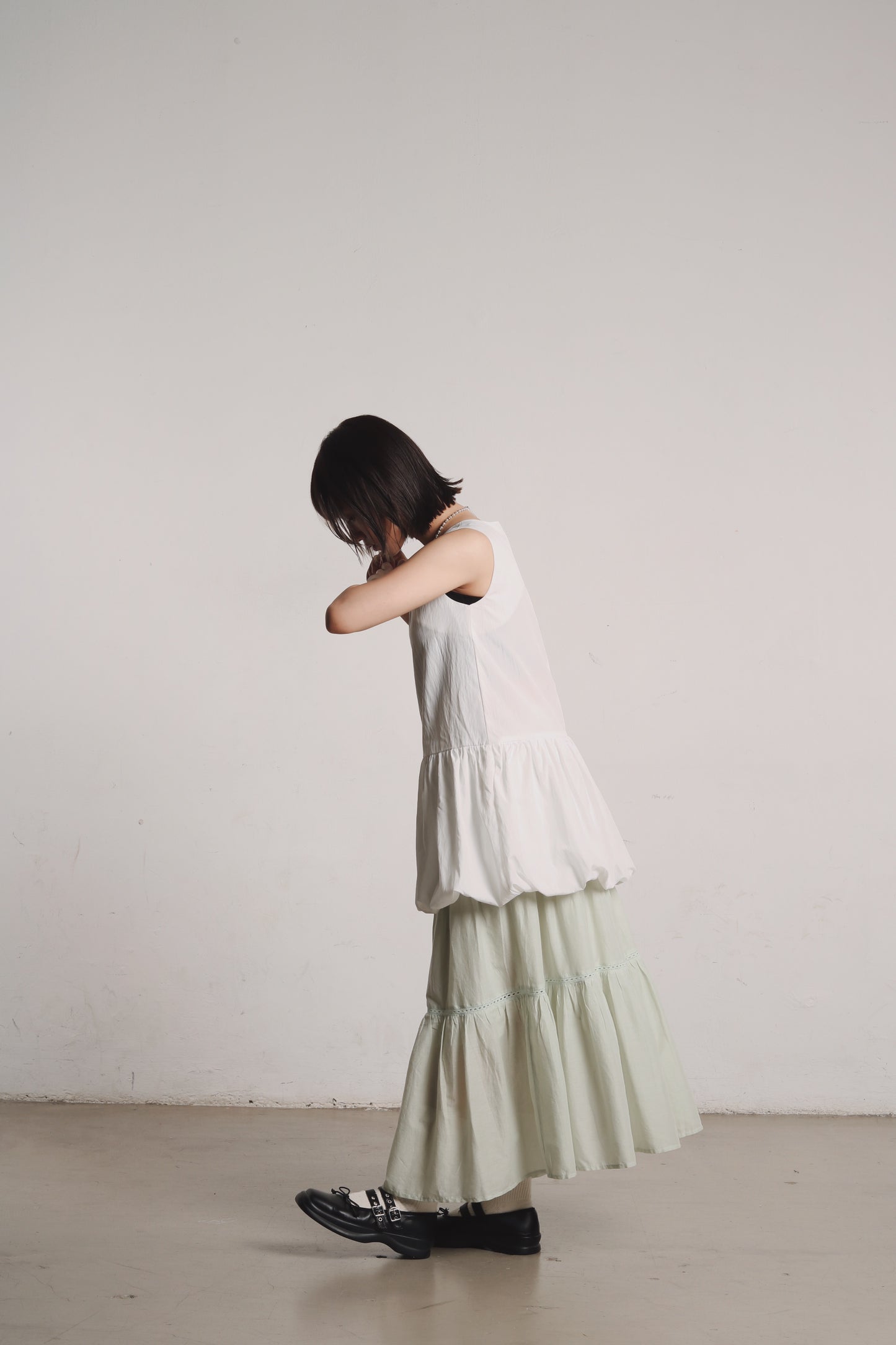 Doll Tiered Skirt (Mint)