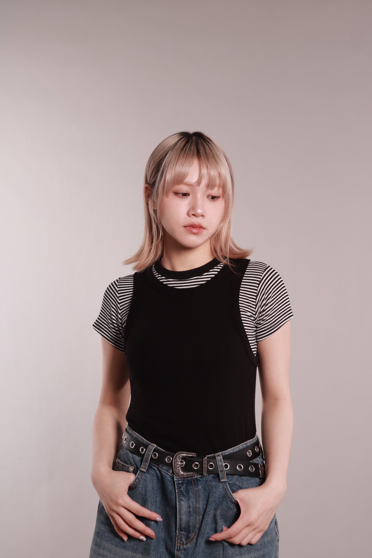 Slim Tank Top (Black)