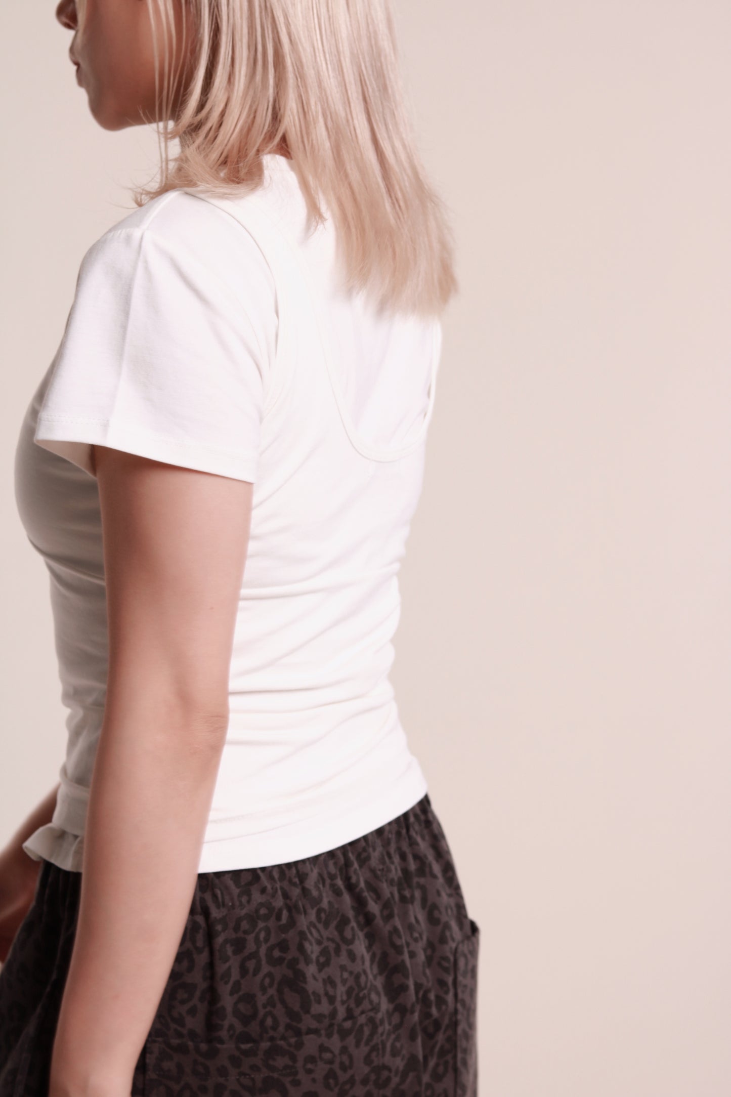 Lyla Tee Set (White)