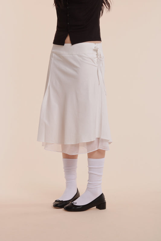Edgy Skirt (White)