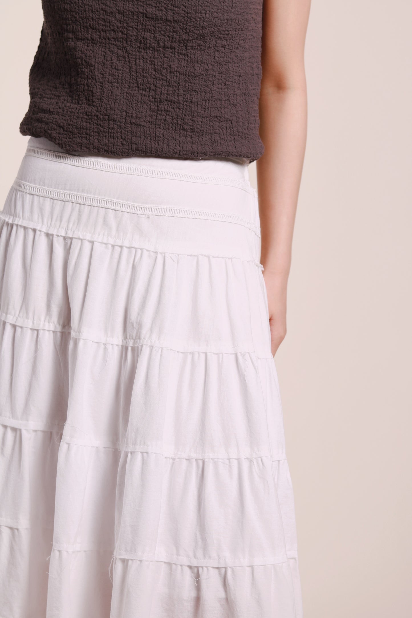 Frayed Edge Skirt