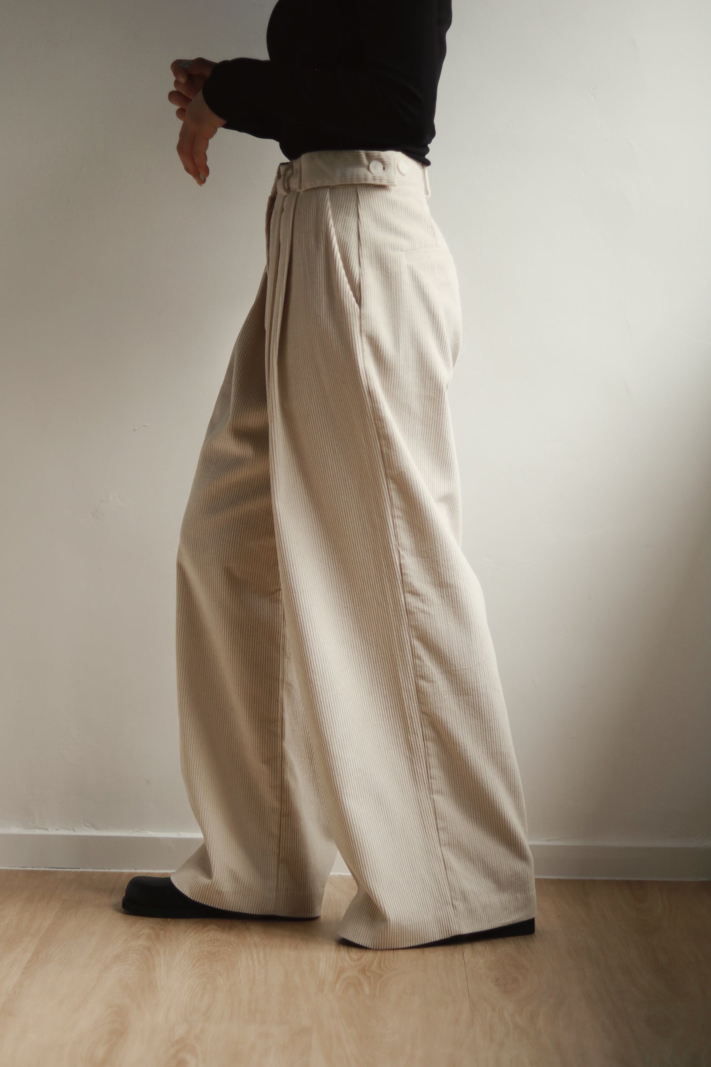 Corduroy Pants (Ivory)