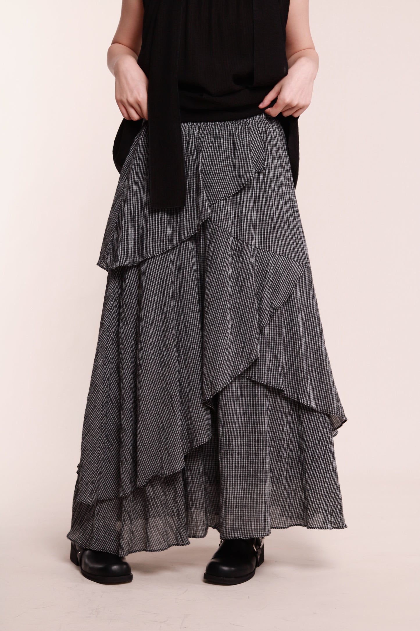 Layered Skirt (Black)