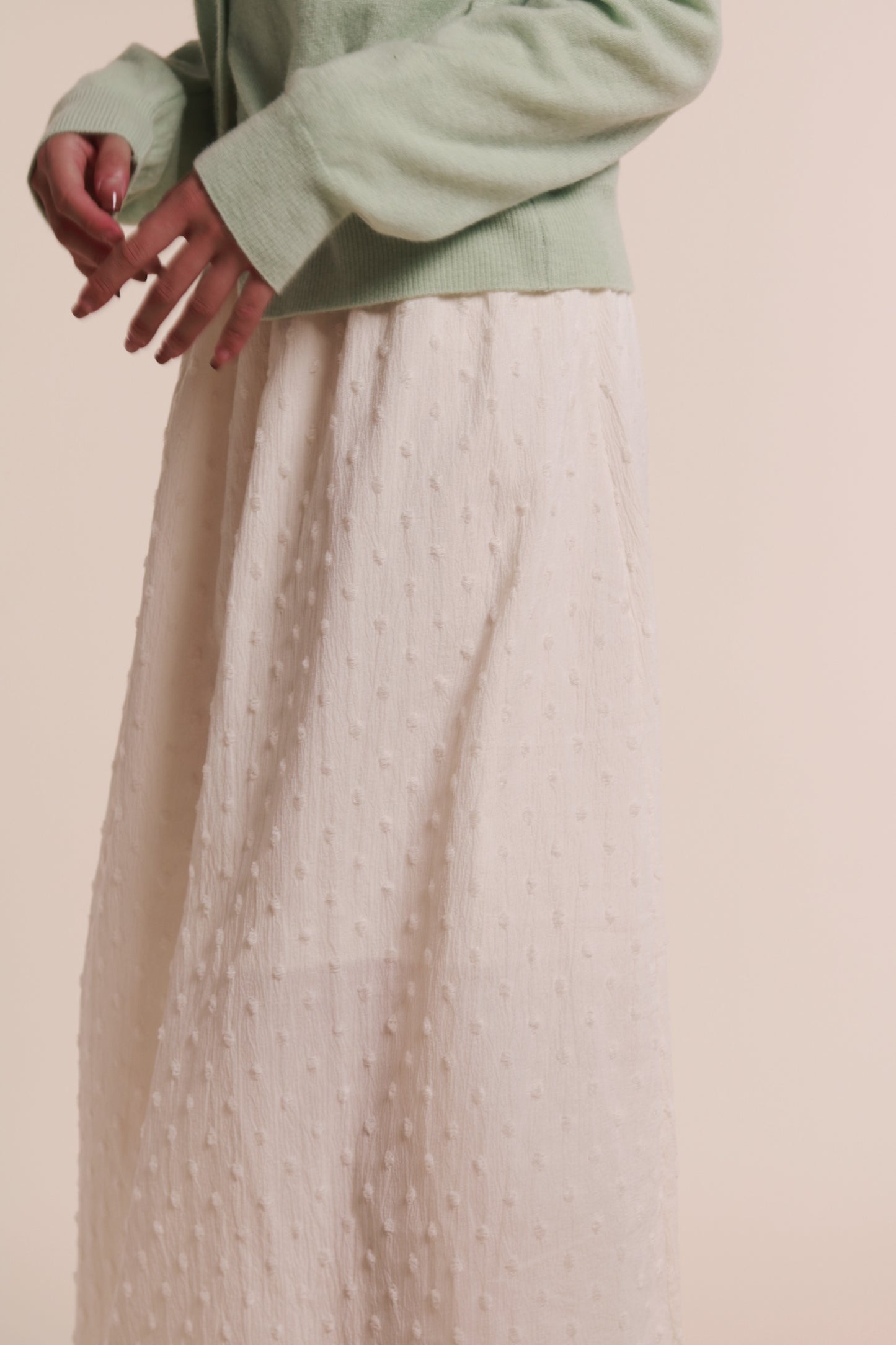 Dot Dot Skirt (Ivory)