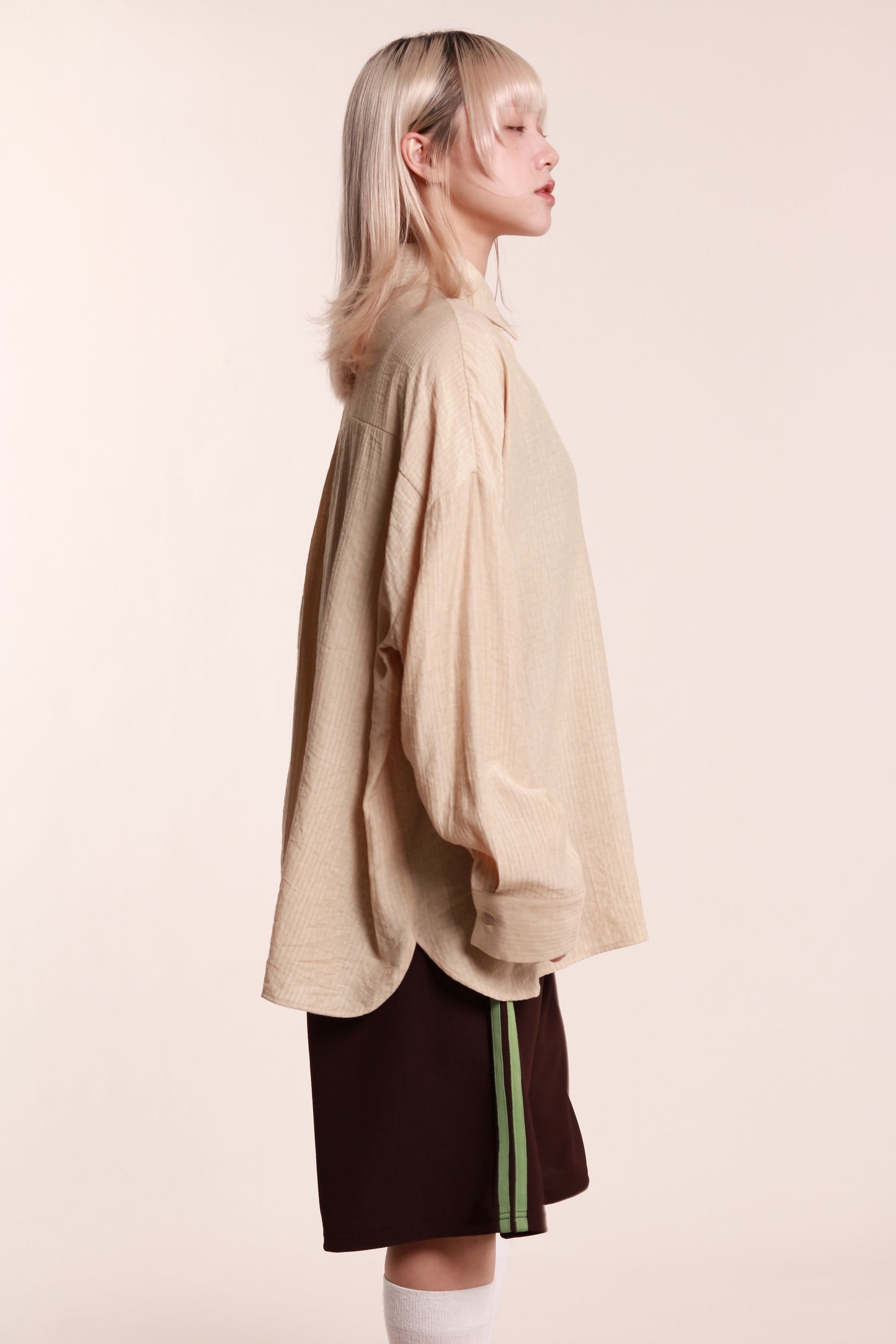 Softy Oversize Shirt (Beige)
