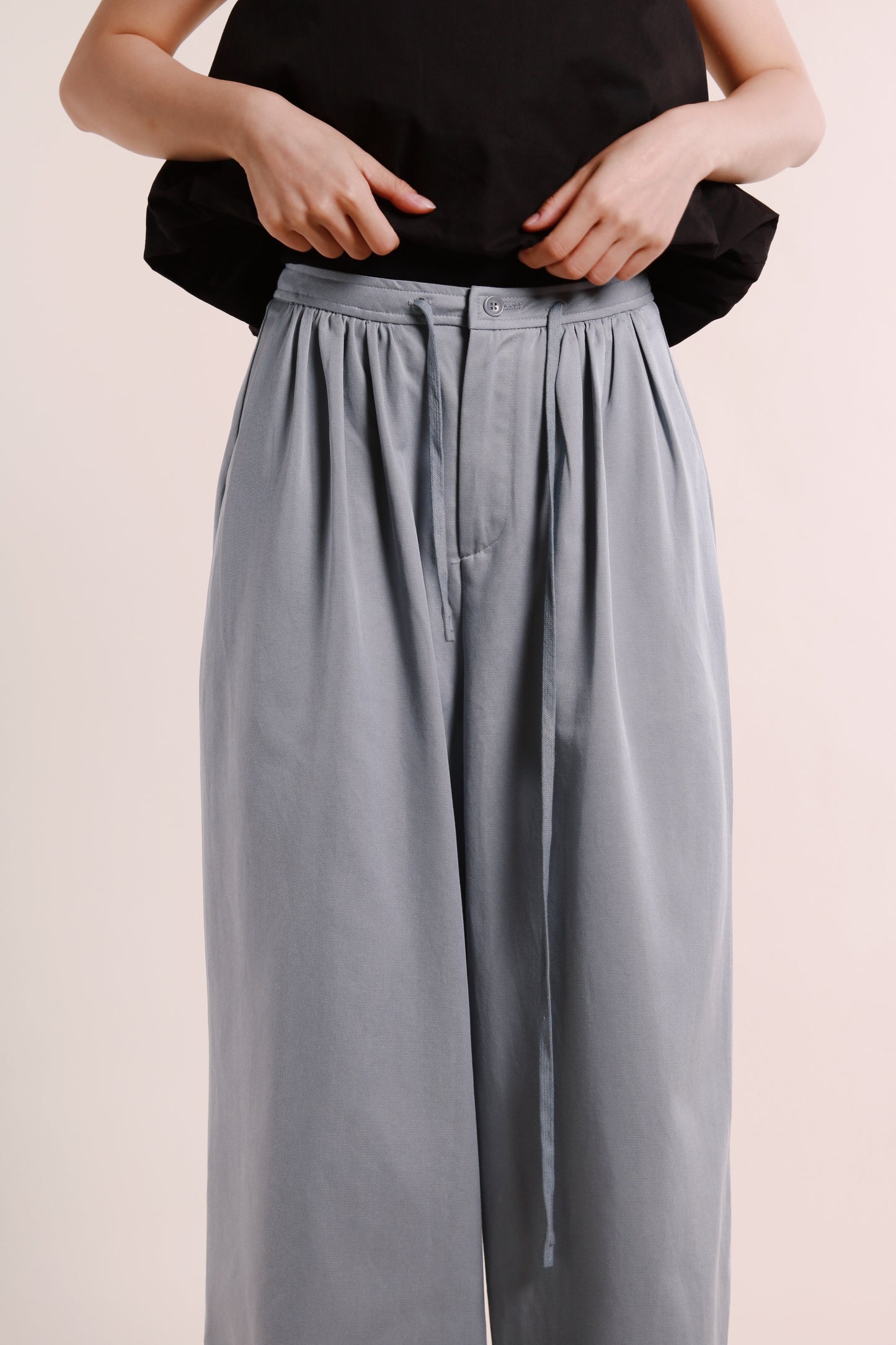 Renne Wide Leg Pants (Blue)