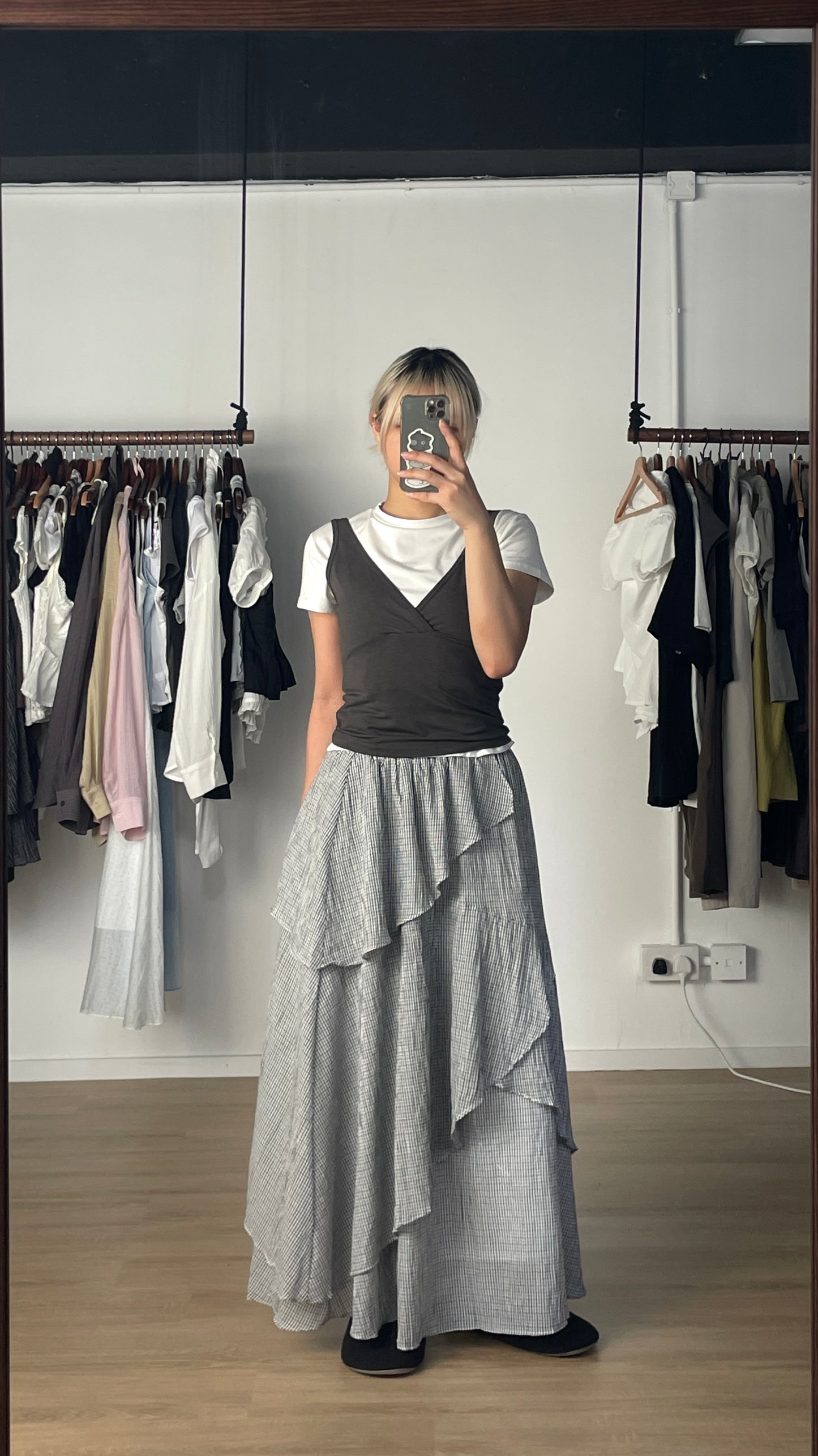 Layered Skirt (White)