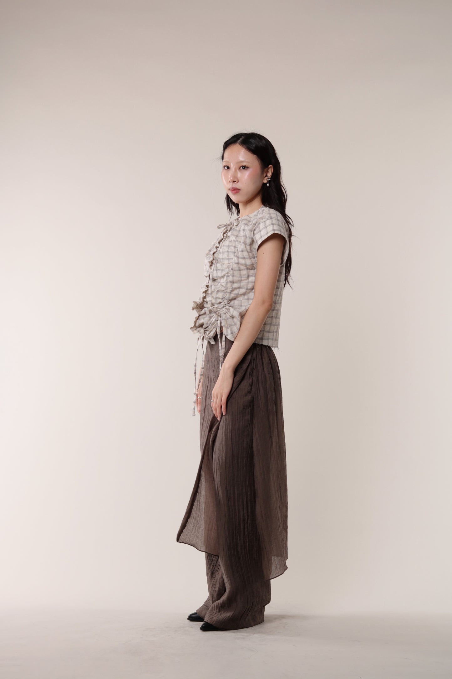 Layered Pants (Brown)