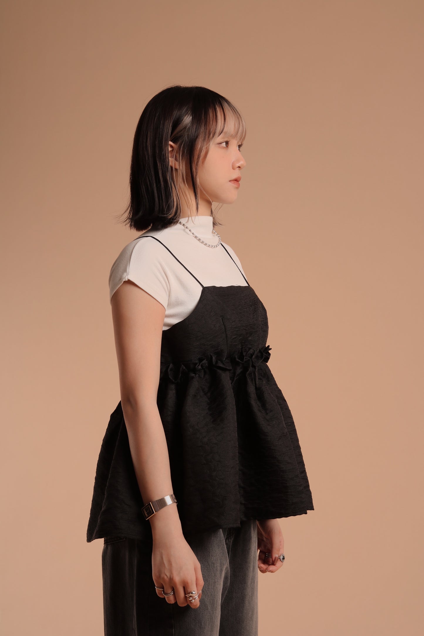 Cap Sleeve Tee (Ivory)