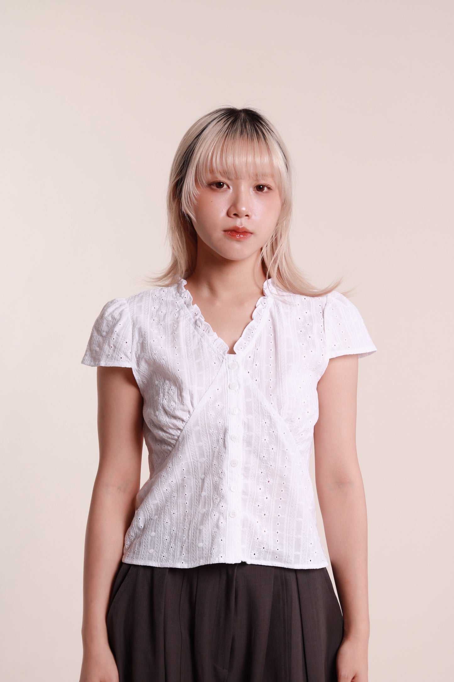 Lace Blouse (White)