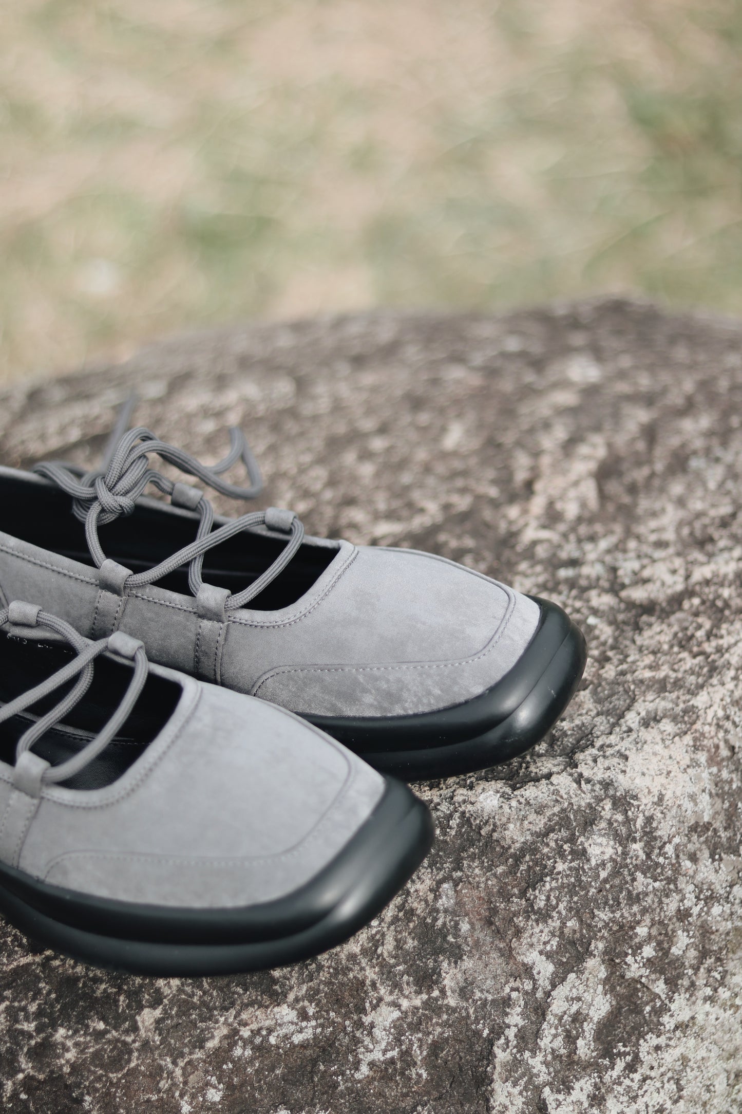 Doll Ballet Shoes (Black/Grey)