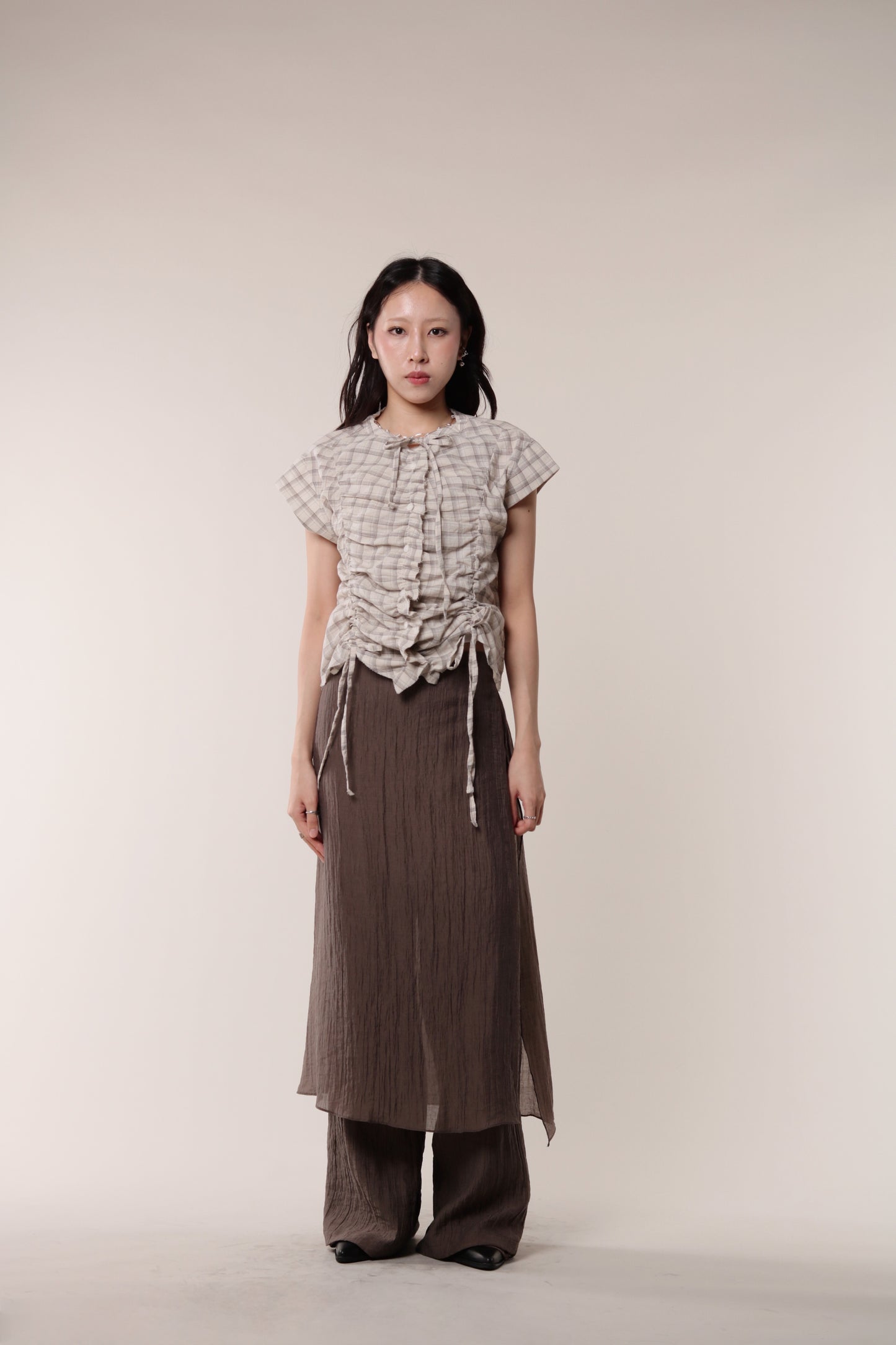 Layered Pants (Brown)