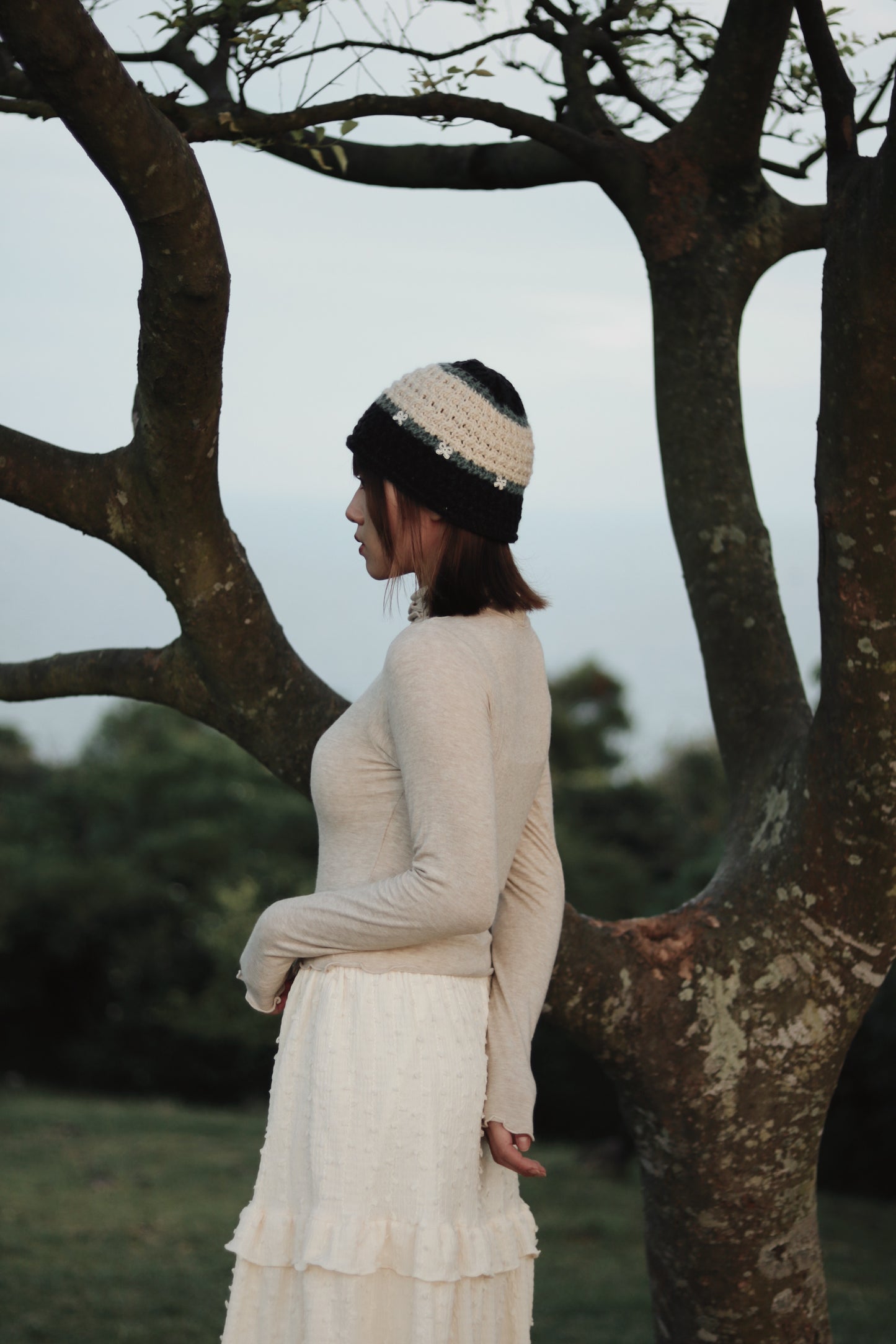 Double Fafa Top (Beige)