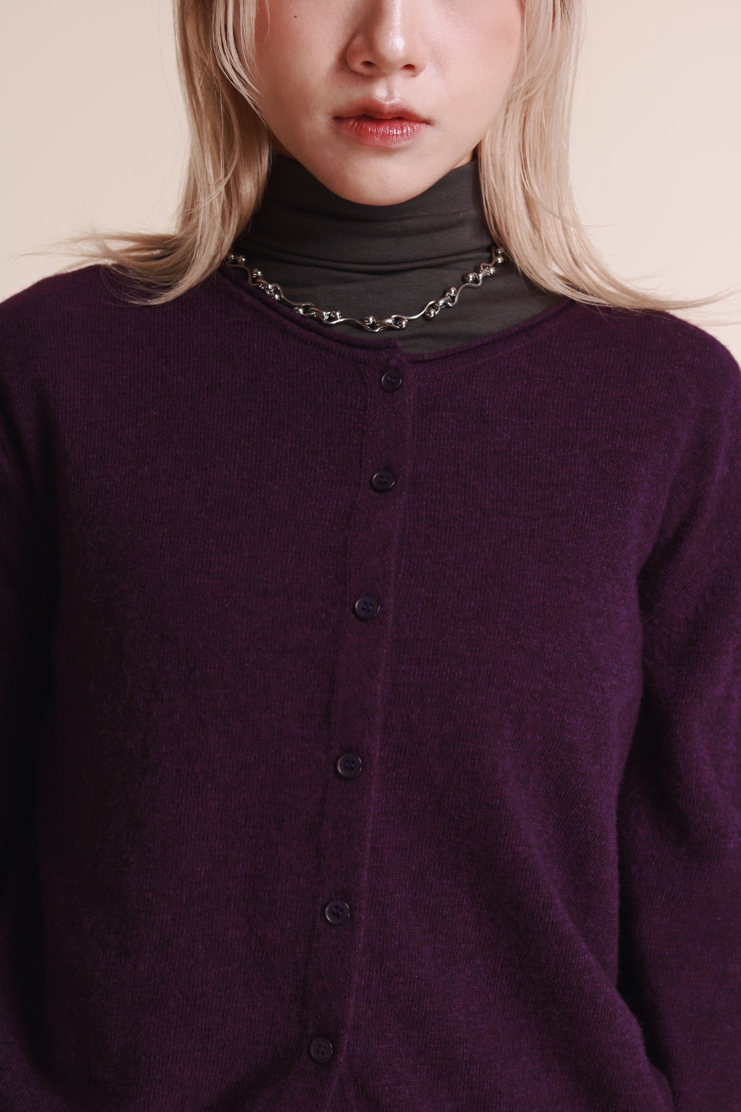 90s Cardigan (Purple)