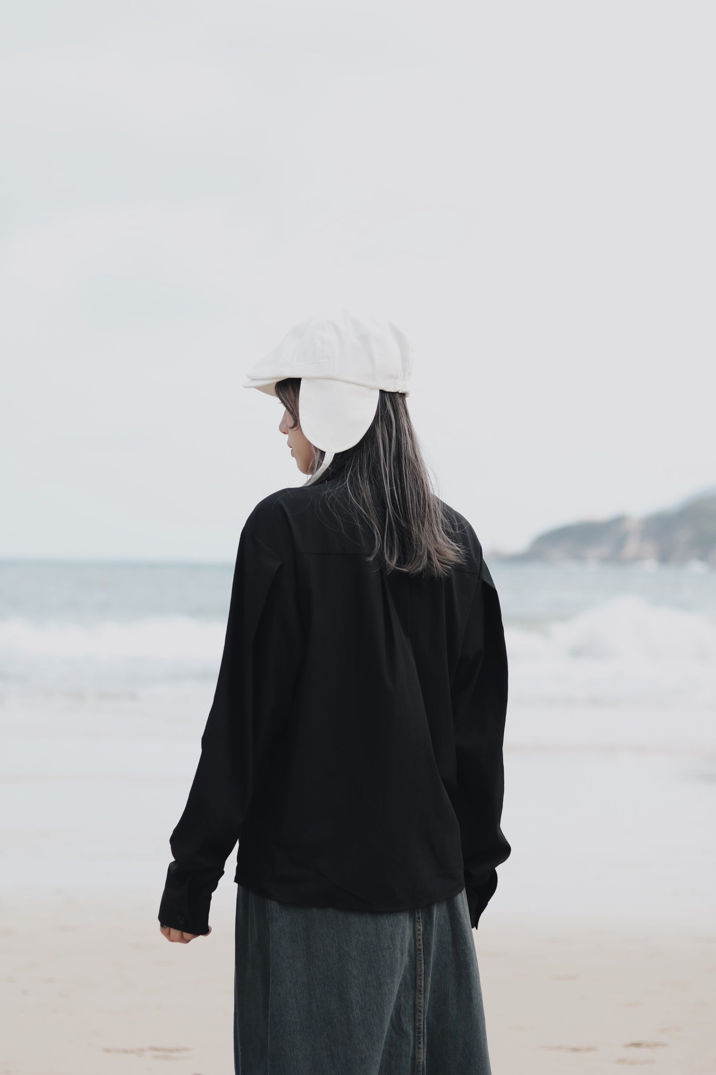 Snoopy Hat (Beige/Black/White)