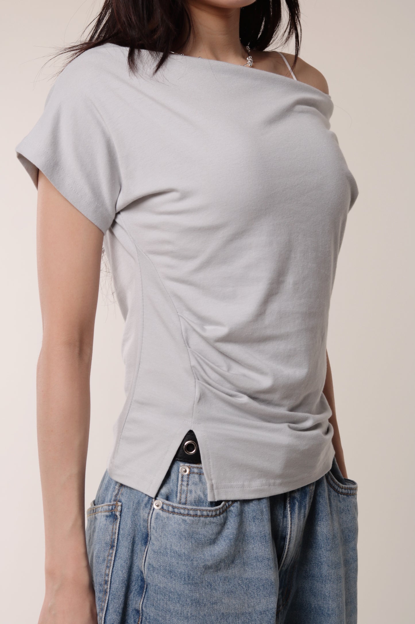 Moira Top (Grey Blue)