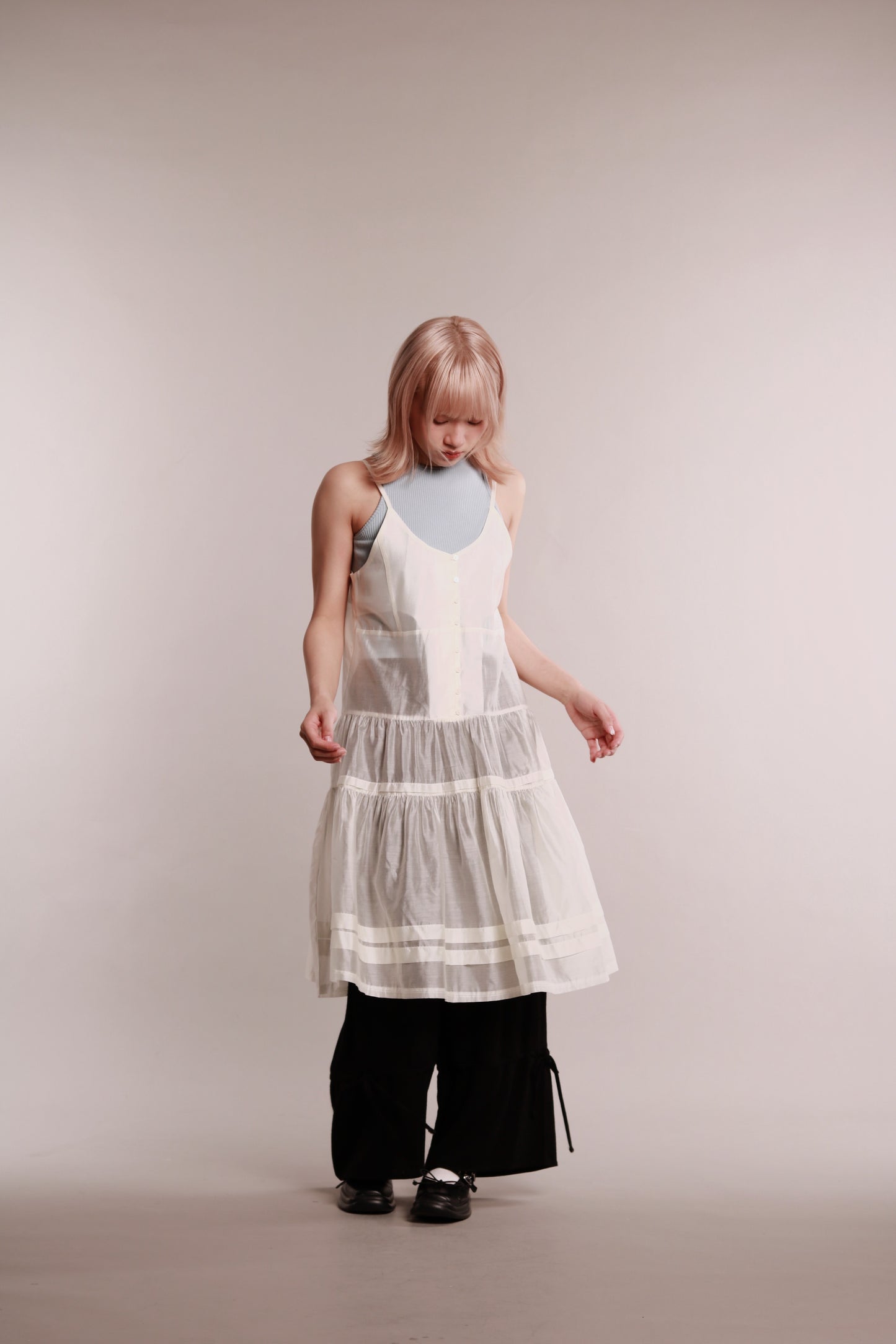 Doll See Through Dress (Ivory)