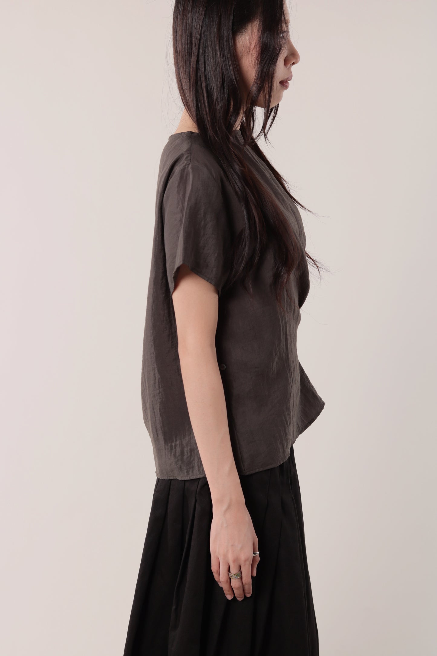 Asymmetric Twist Top (Brown)