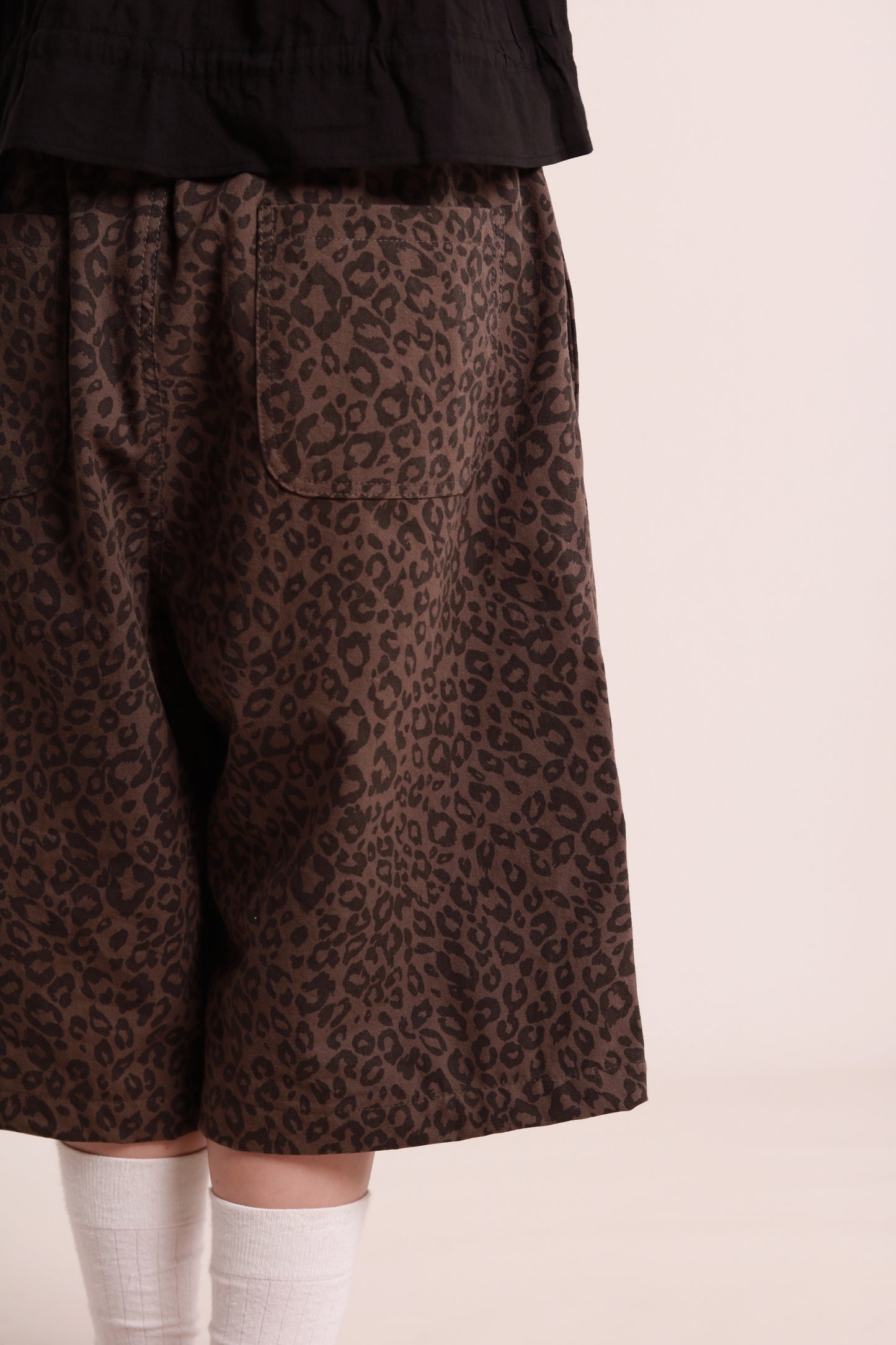 Leopard Shorts (Brown)