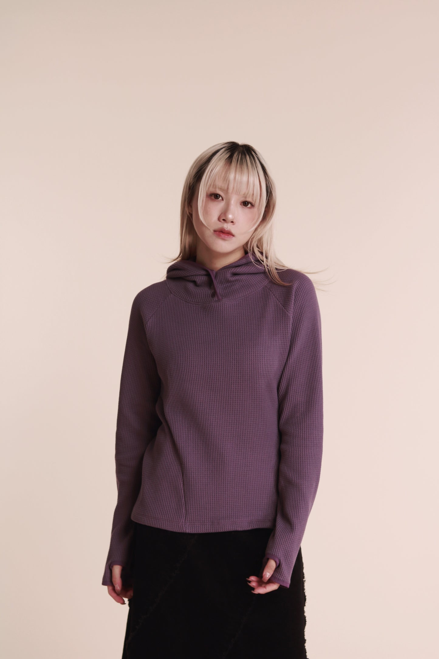 Waffle Boy Top (Purple)