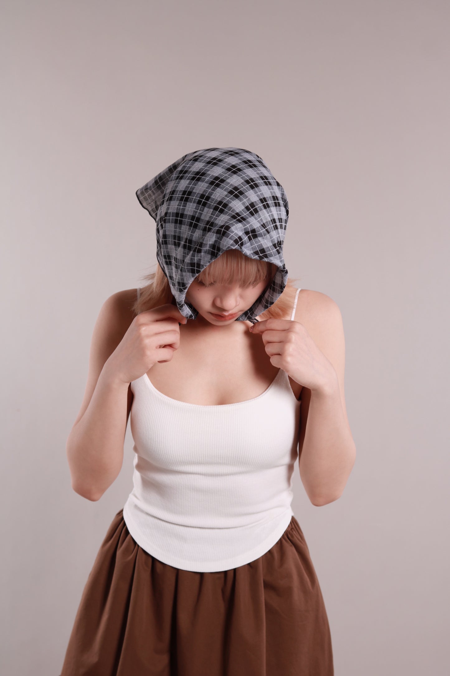 Scoop Bra Top (White)