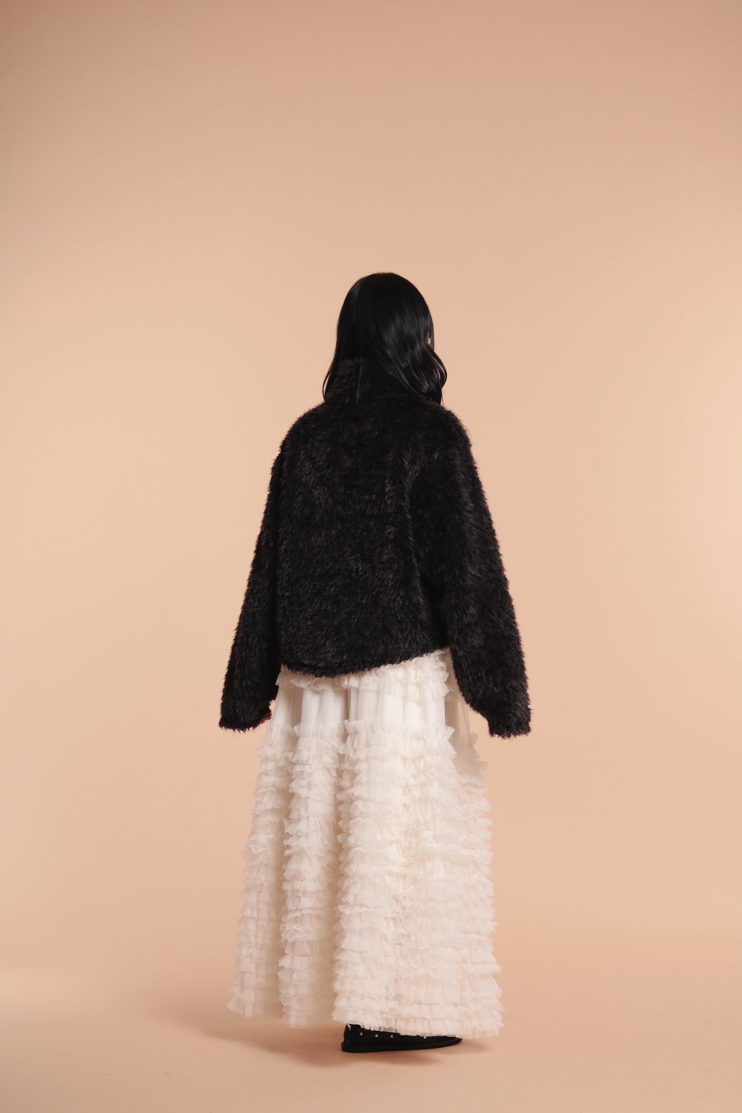 Doll Ruffle Lace Skirt (Ivory)