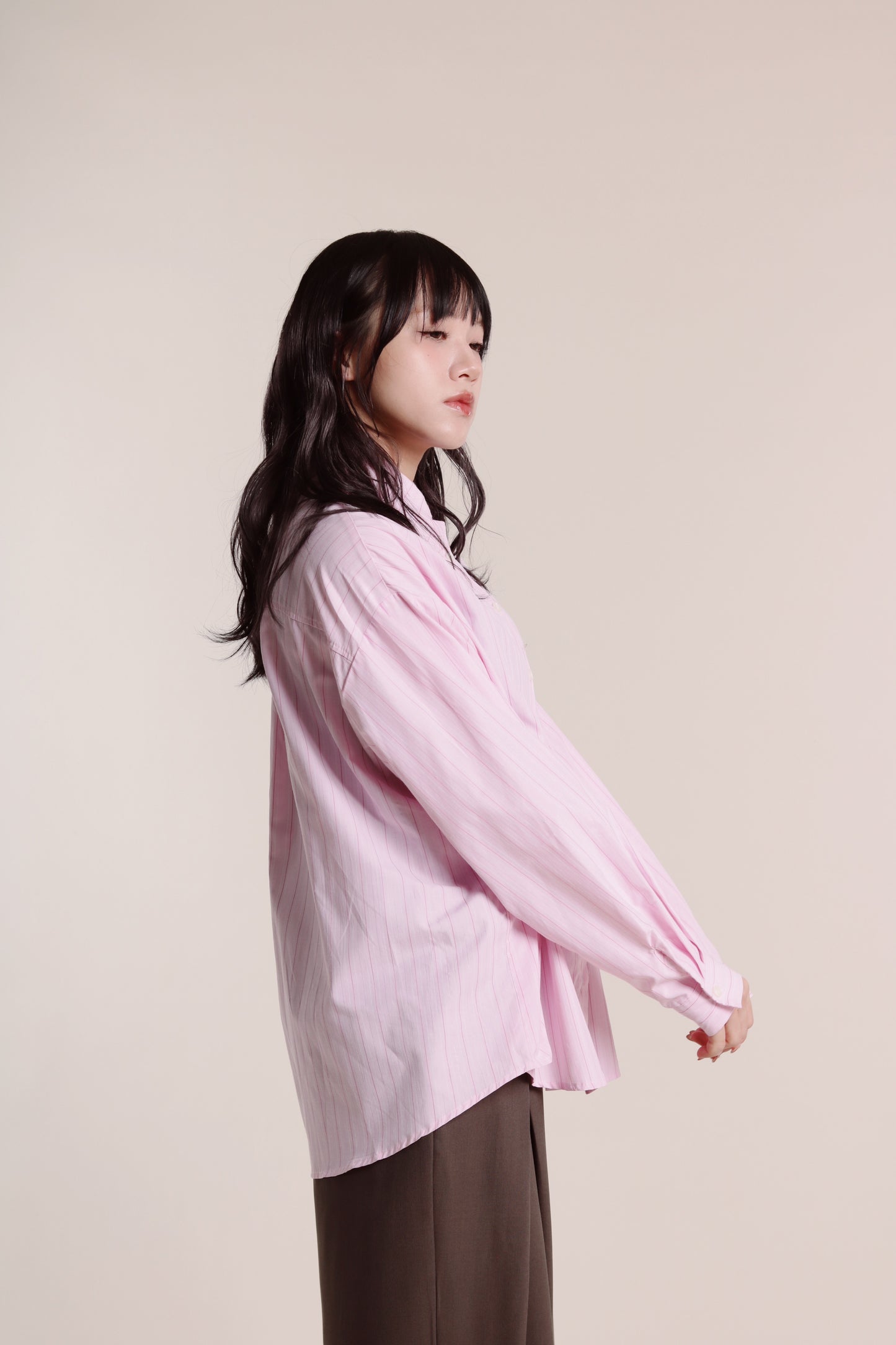 Spring Striped Shirt (Pink)