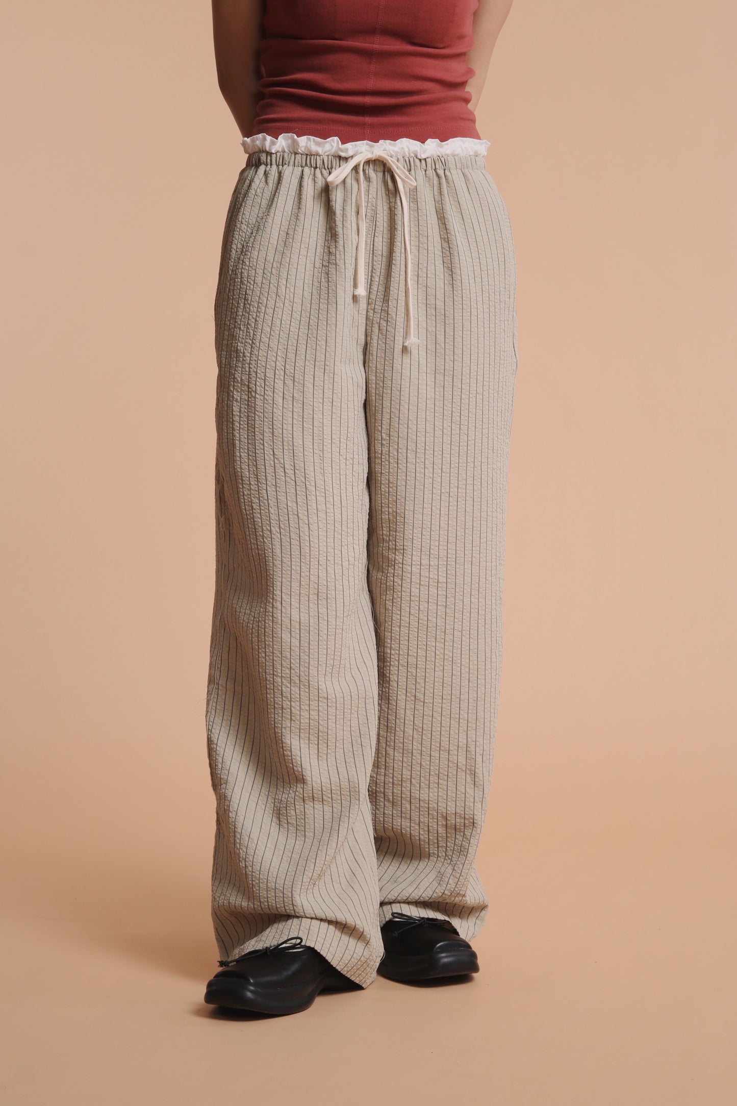 Striped Lazy Pants (Green)