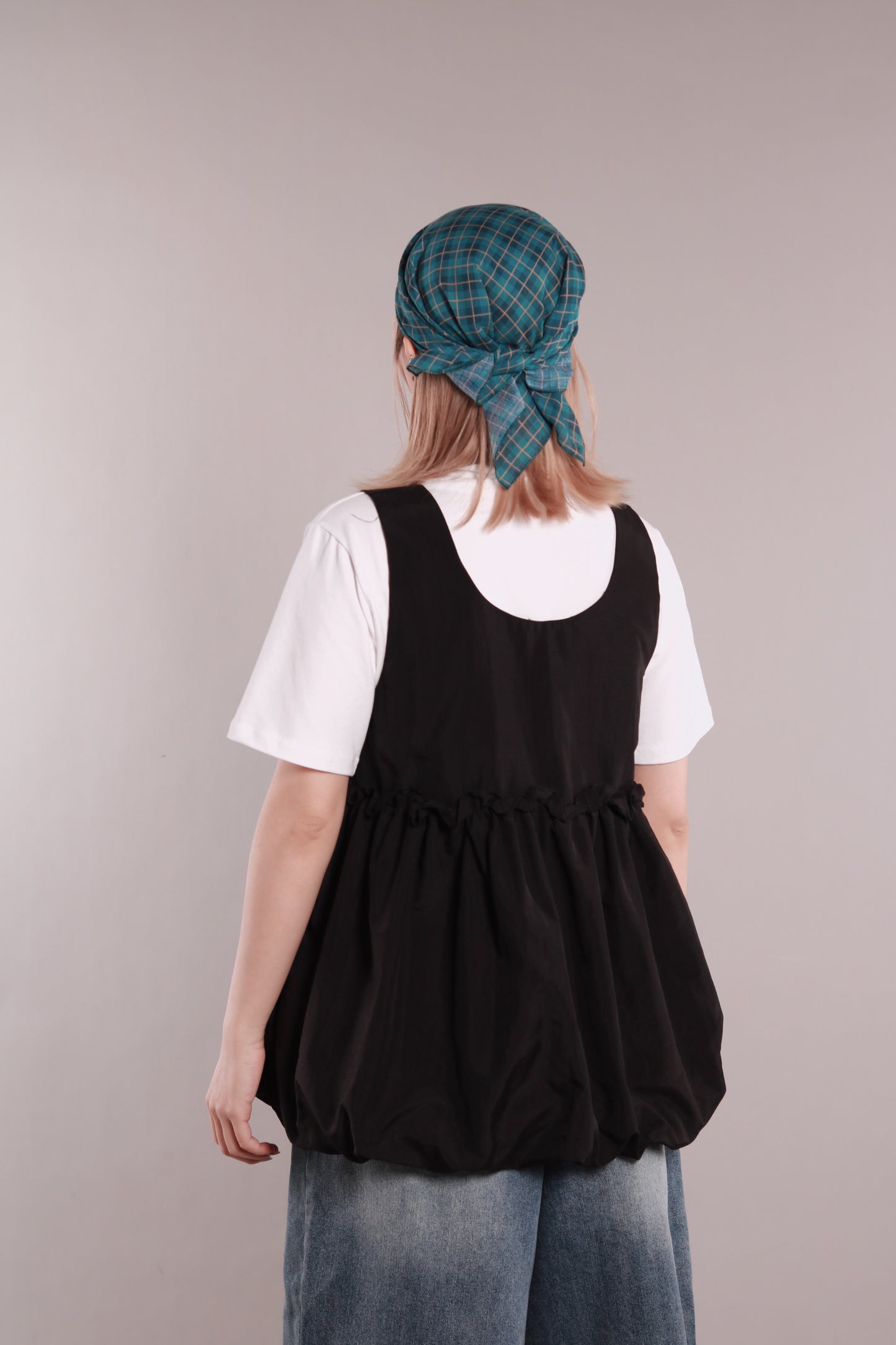 Mock Neck Tee (White)