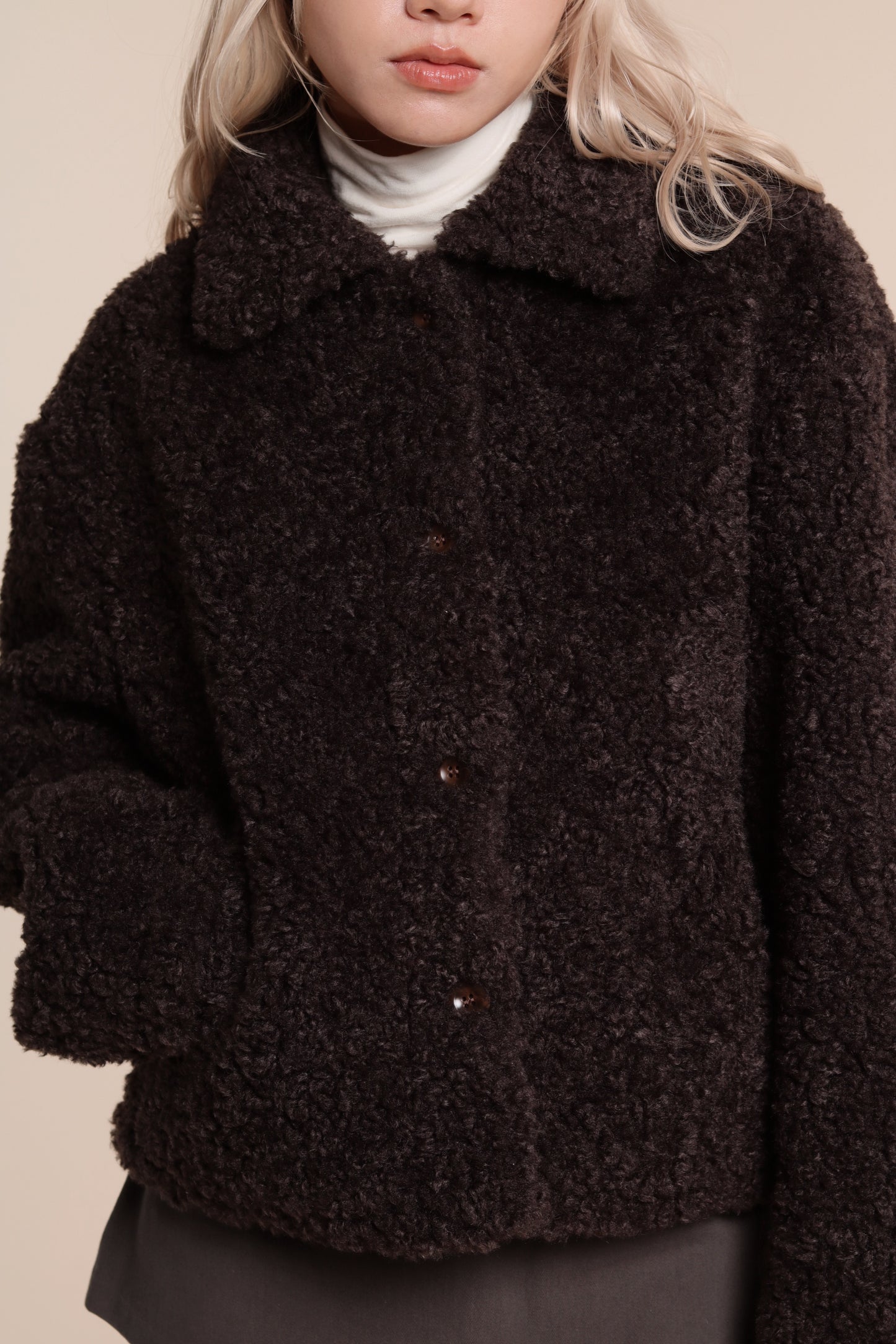 Teddy Bear Jacket (Charcoal)