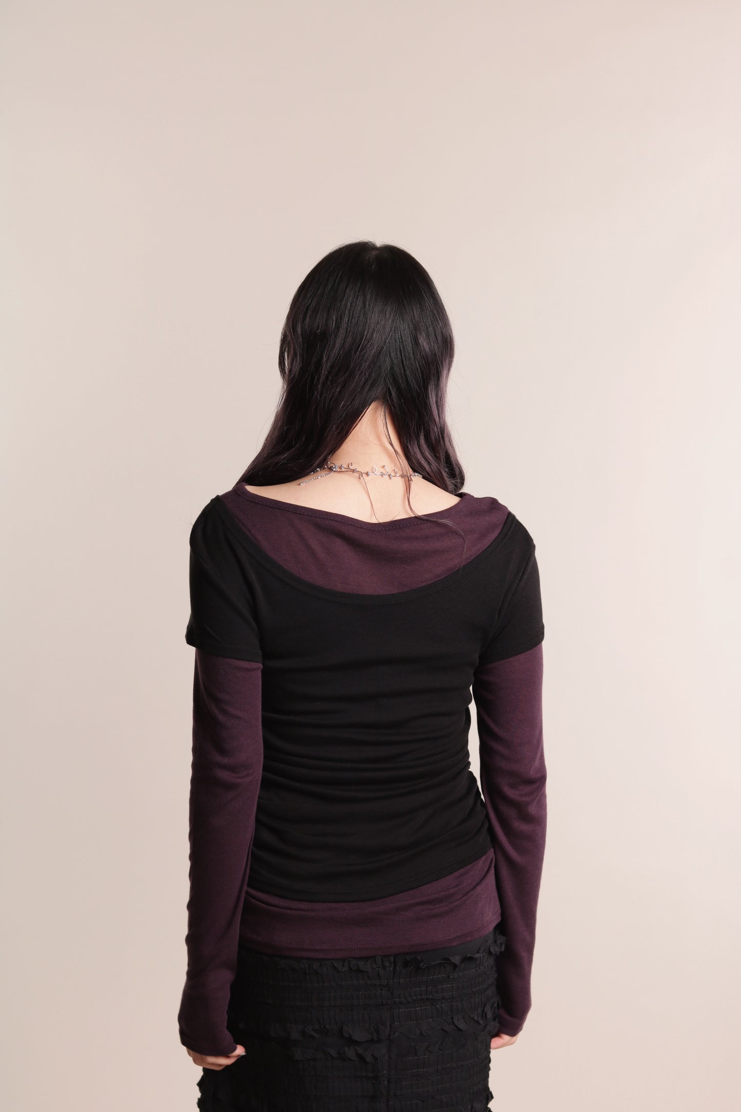 Mila Layered Top (Purple)