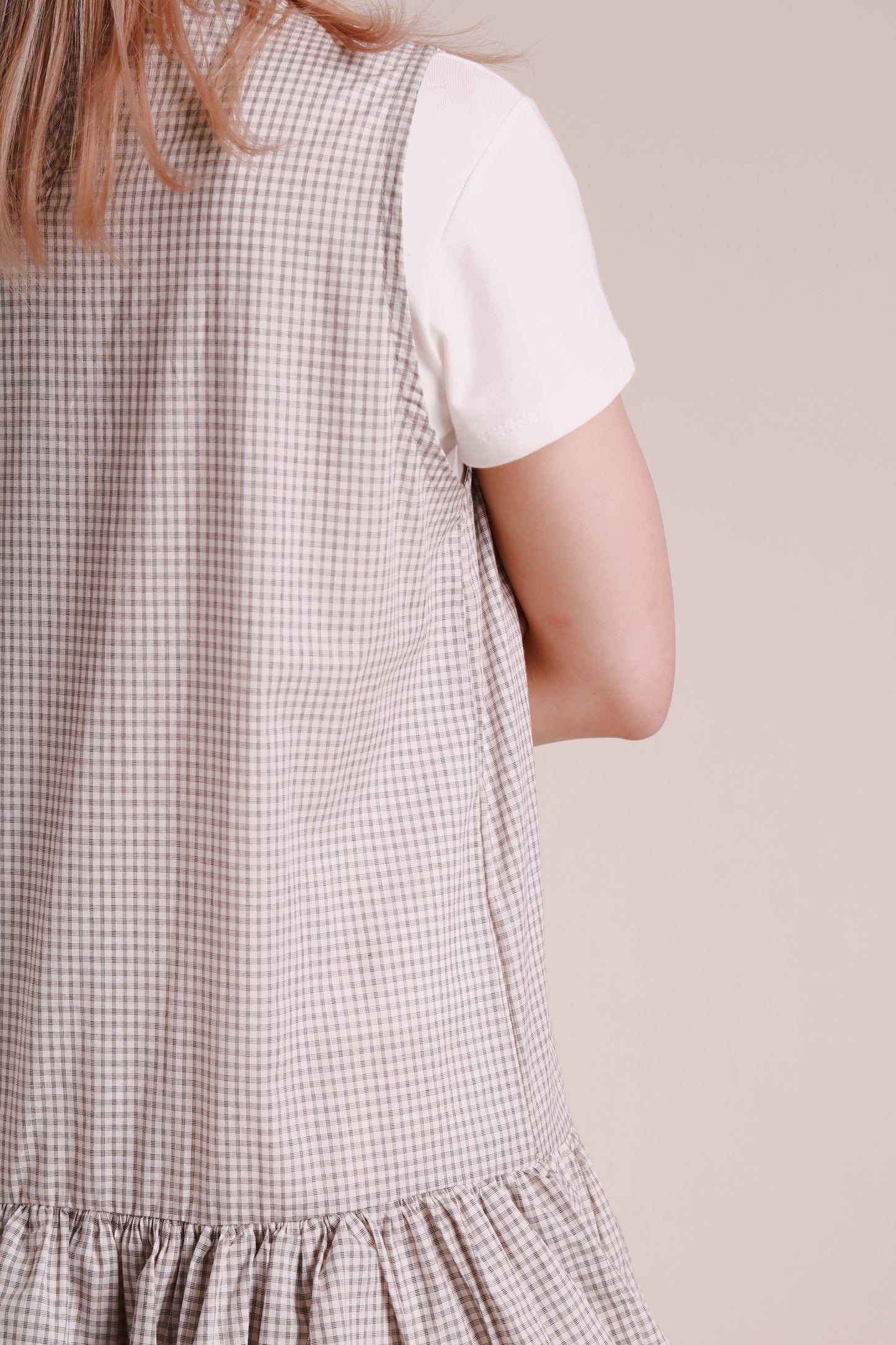 Layered Ruffle Dress (Ivory)