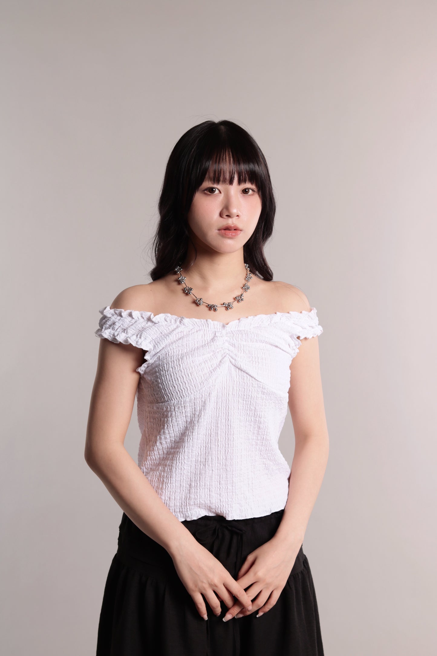 Gathered Top (White)