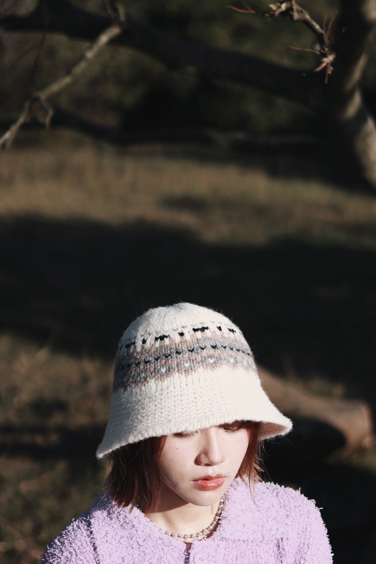 Snow Bucket Hat (Ivory)