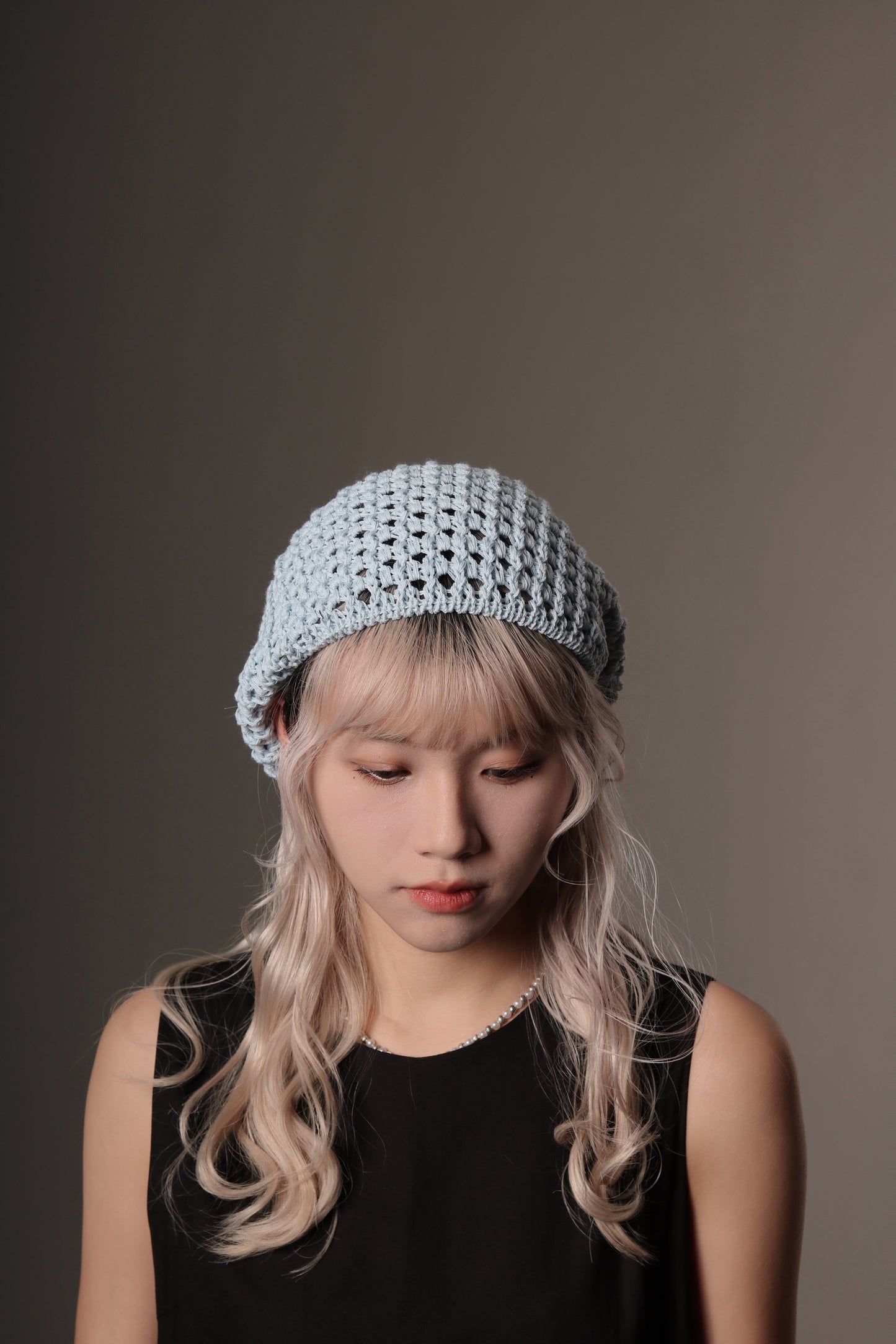 Daily Knit Beret (Black/Blue/Pink/Purple/White)